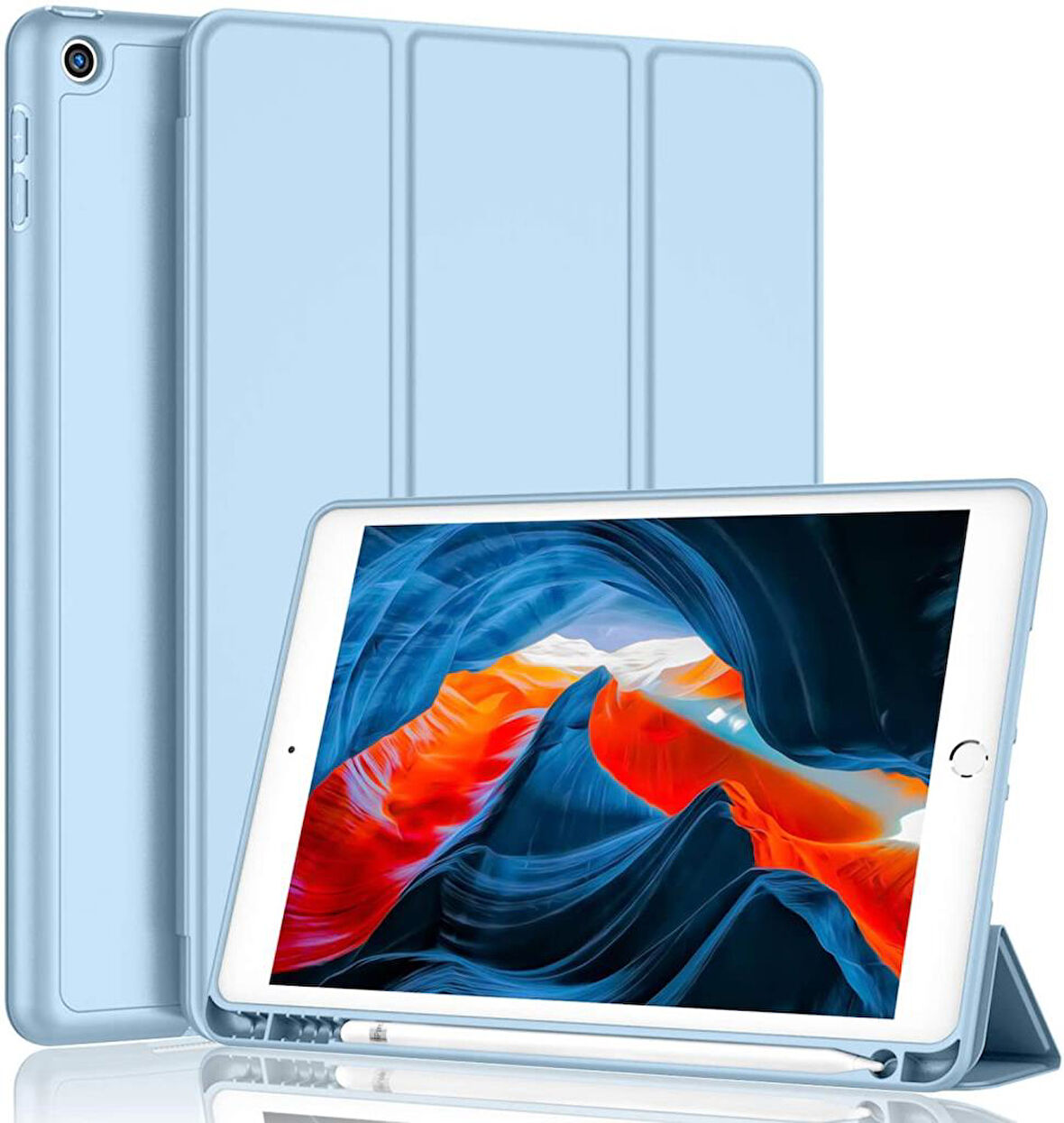Apple iPad Air 3 10.5" Kılıf Kalem Bölmeli Smart Case A2152 A2123 A2153 A2154
