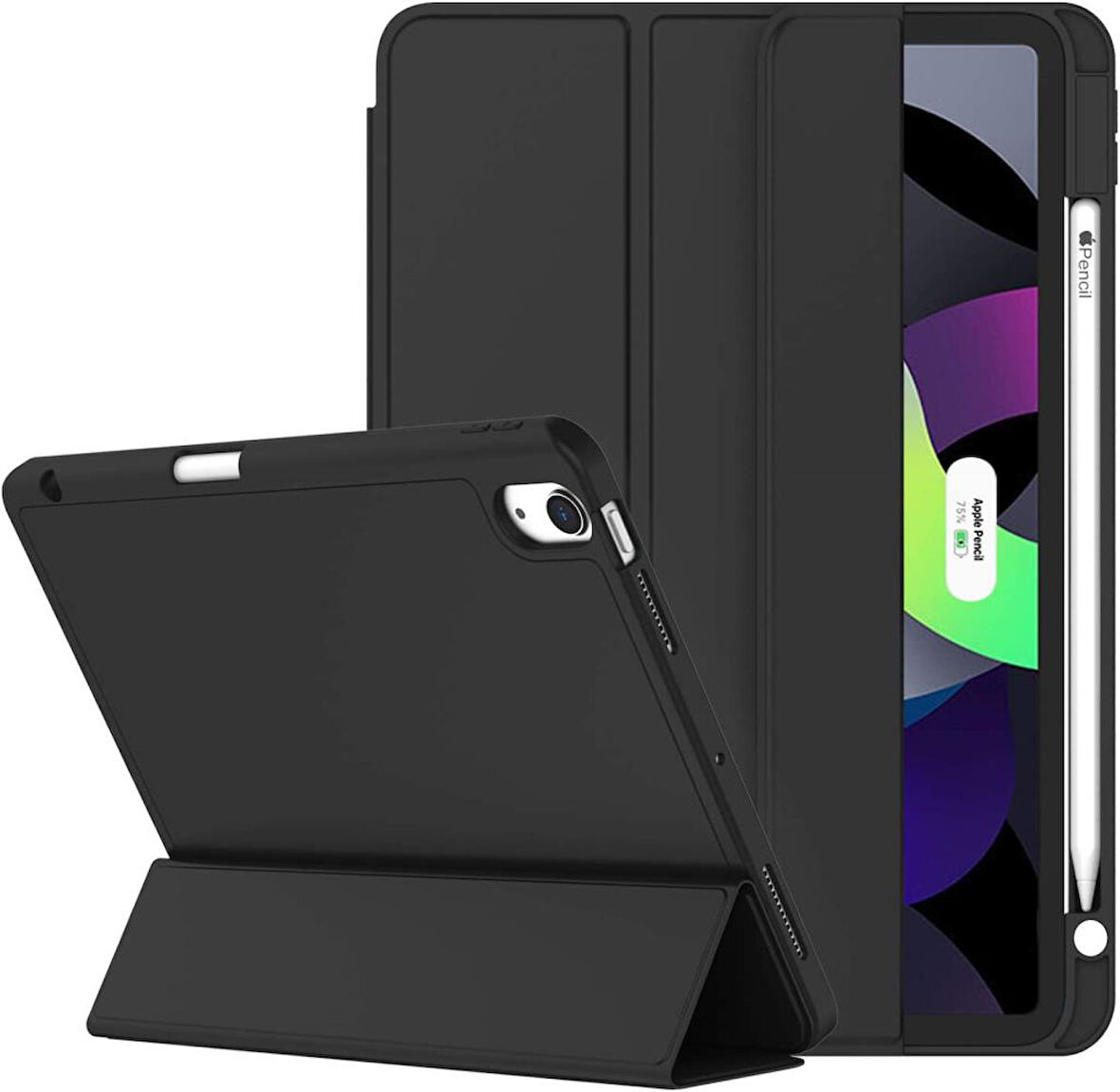 Apple iPad Air 4/5. Nesil 10.9" Kılıf Pen Charge Kalem Bölmeli (10.Nesil Değildir)