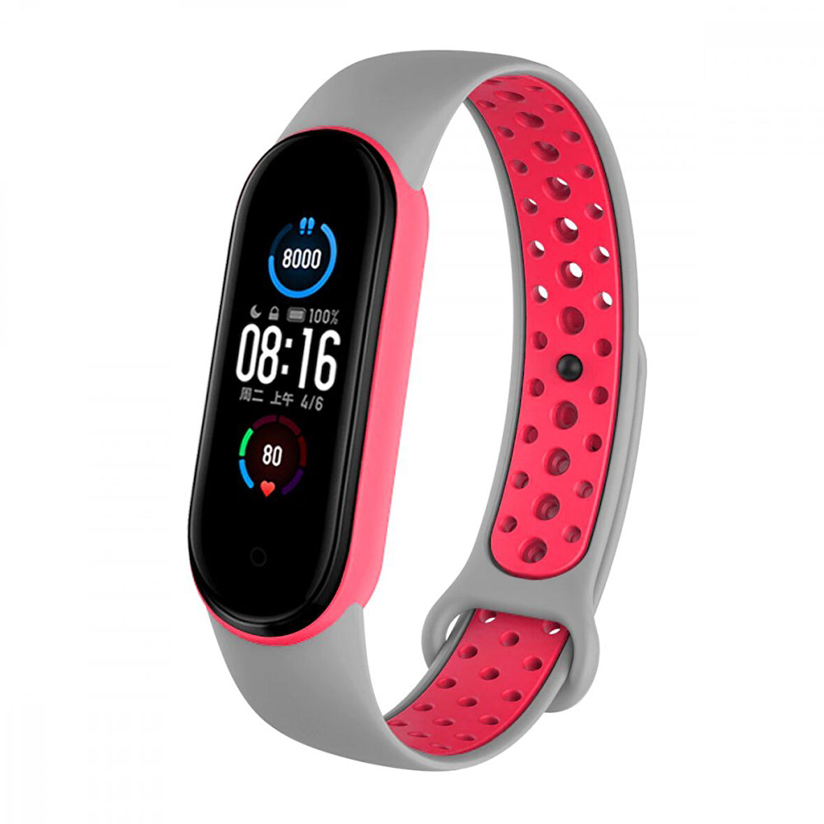Xiaomi Mi Band 3 / 4 Kordon Delikli Spor Kordon