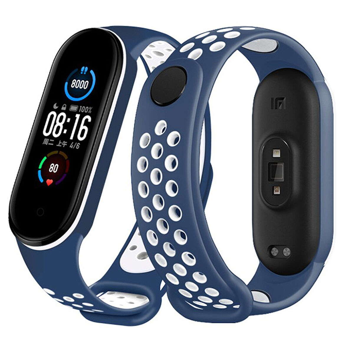 Xiaomi Mi Band 3 / 4 Kordon Delikli Spor Kordon