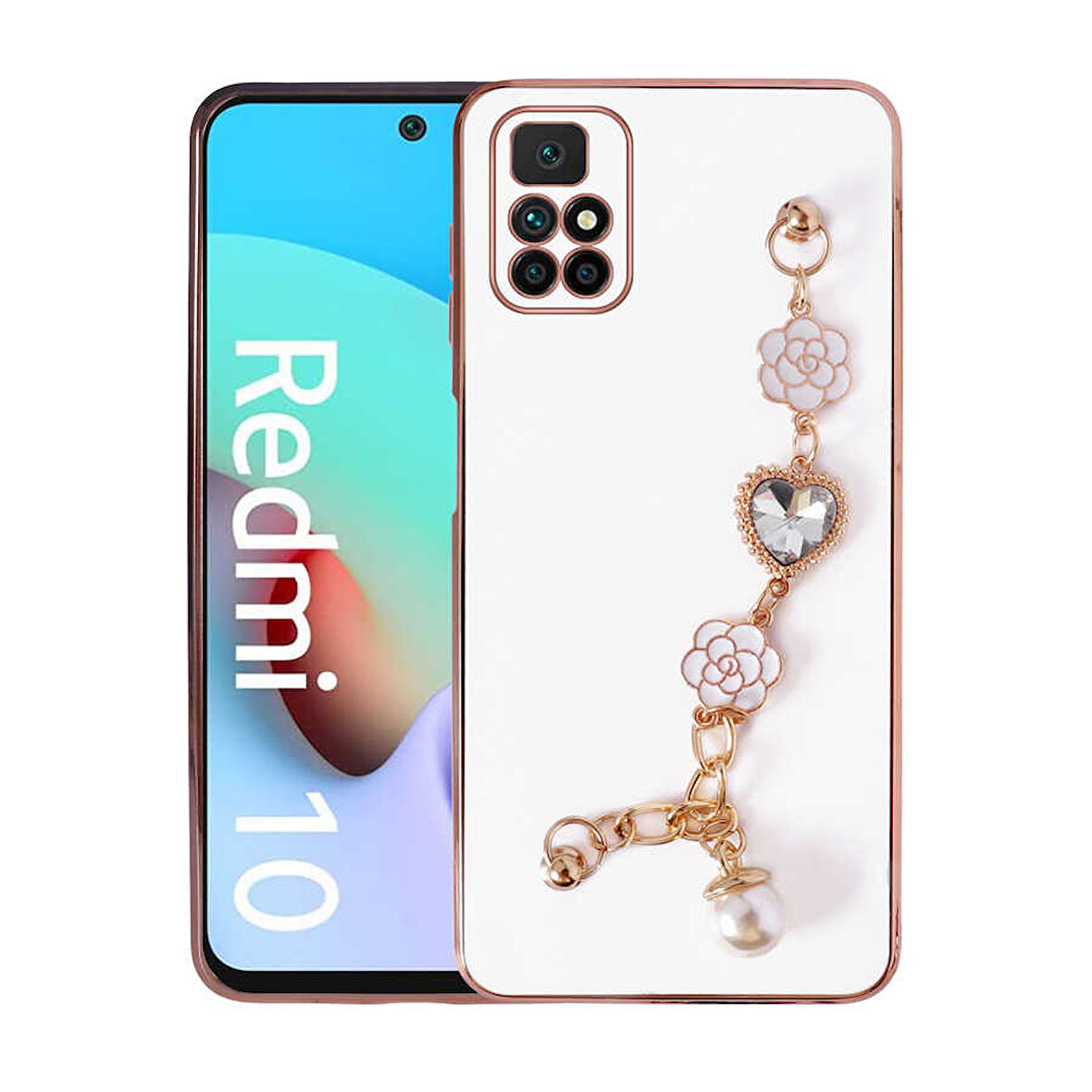 Xiaomi Redmi 10 Kılıf El Tutamaçlı Taka Kapak