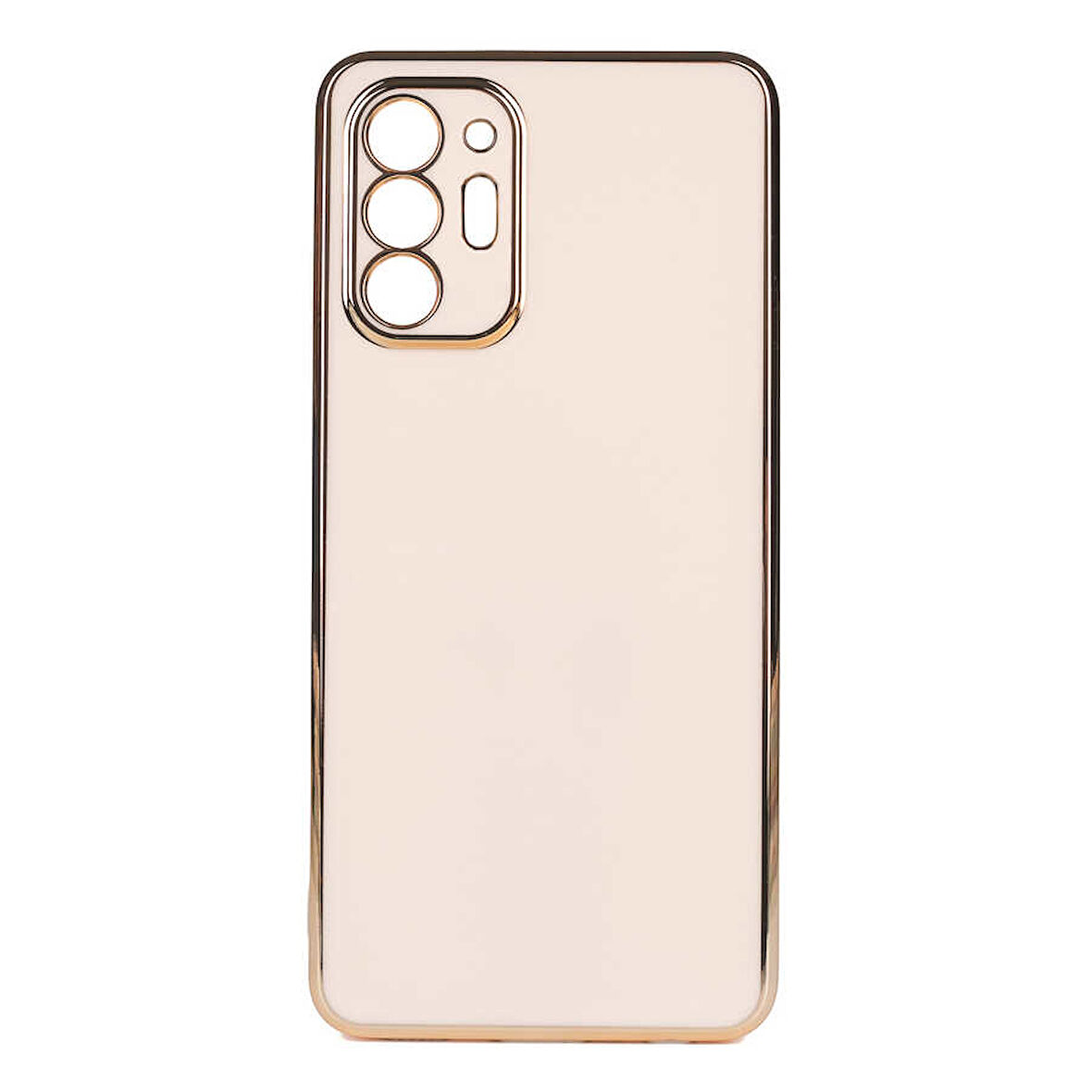 Samsung Galaxy Note 20 Ultra Kılıf Köşeli Altın Model Kapak
