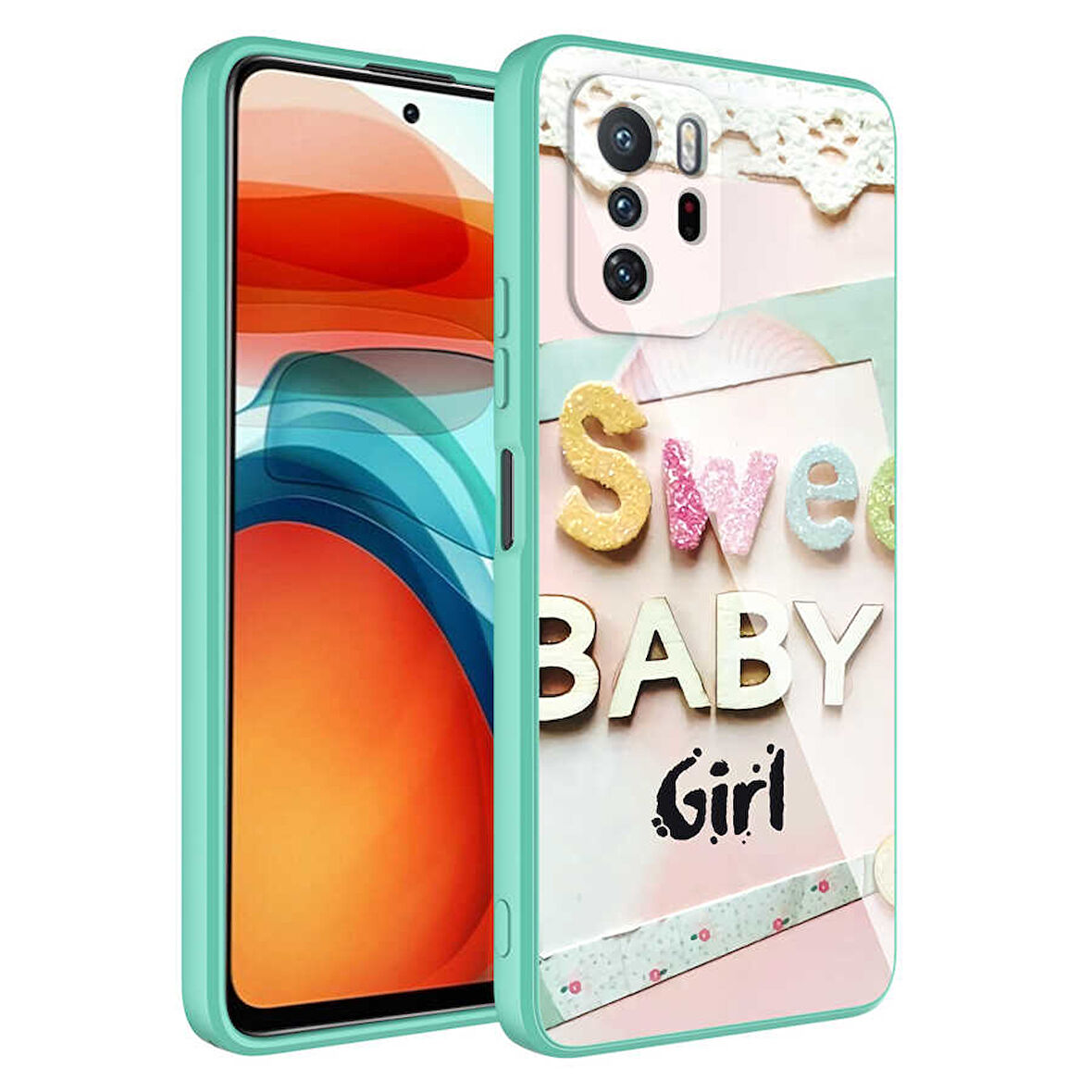 Xiaomi Redmi Note 10 Pro Kılıf Kamera Korumalı Desenli Sert Silikon Kapak