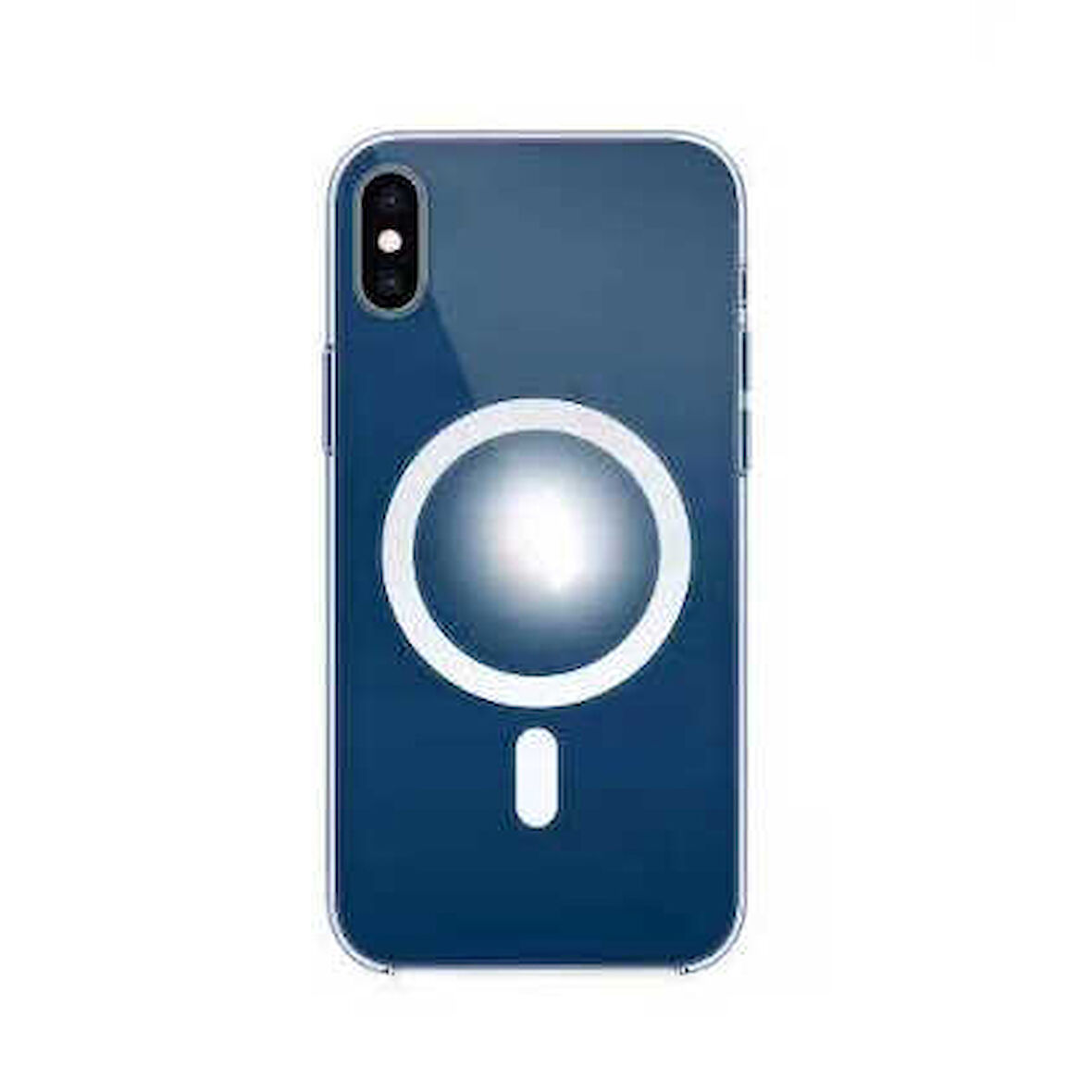 Apple iPhone XS Max 6.5 Kılıf Şeffaf Magsafe Kapak