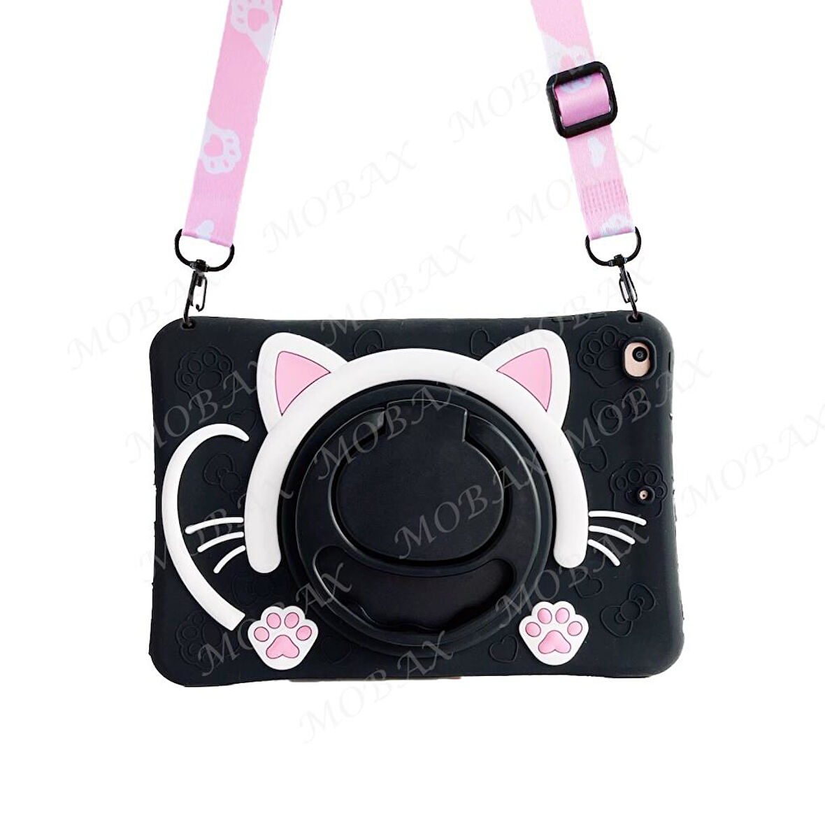 Samsung Galaxy Tab A 8.0 T290 T295 T297 Kılıf Cute Dolls Standlı Eğlenceli 3D Karekterli Çocuk Kılıfı