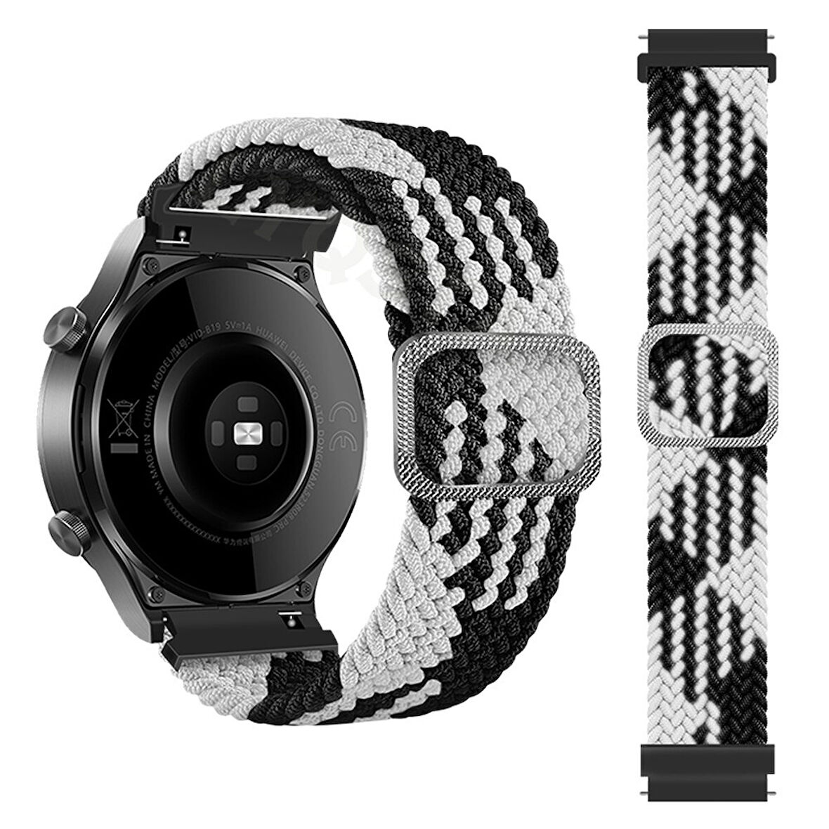 Samsung Galaxy Watch 4 5 6 7 FE 40 40 44 Classic 42 43 46 47 mm Kordon Örgü Tokalı Kordon
