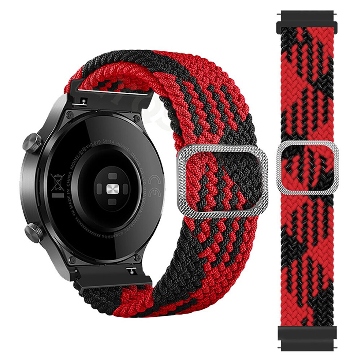 Huawei Watch GT GT2 GT3 GT4 42mm/Honor Magic 2 Kordon Örgü Tokalı Kordon