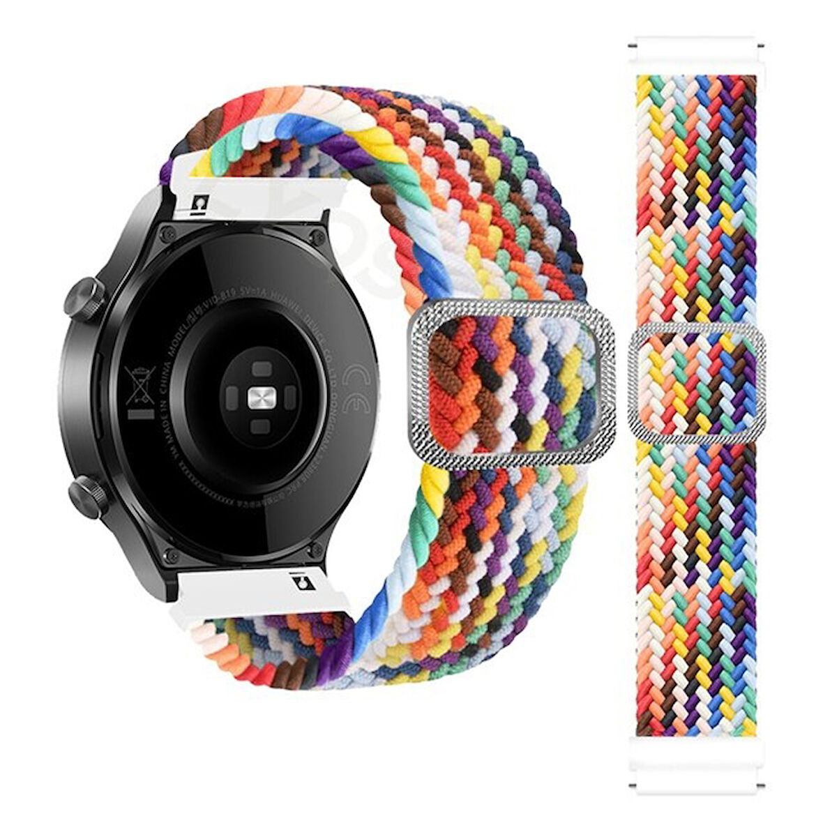 Huawei Watch GT GT2 GT3 GT4 42mm/Honor Magic 2 Kordon Örgü Tokalı Kordon