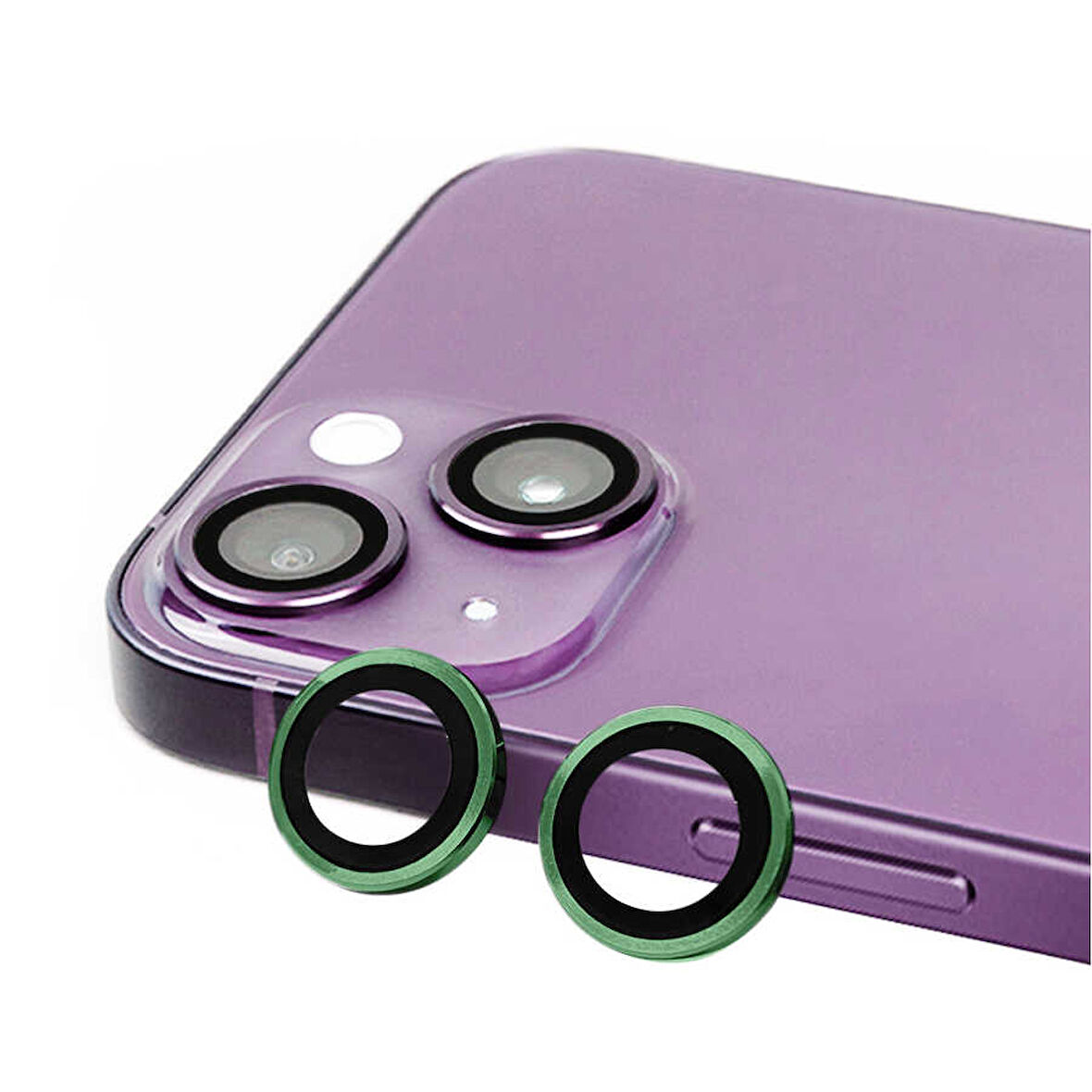 Apple iPhone 14 Plus Kamera Lens Koruyucu Çerçeveli Koruyucu CL-07