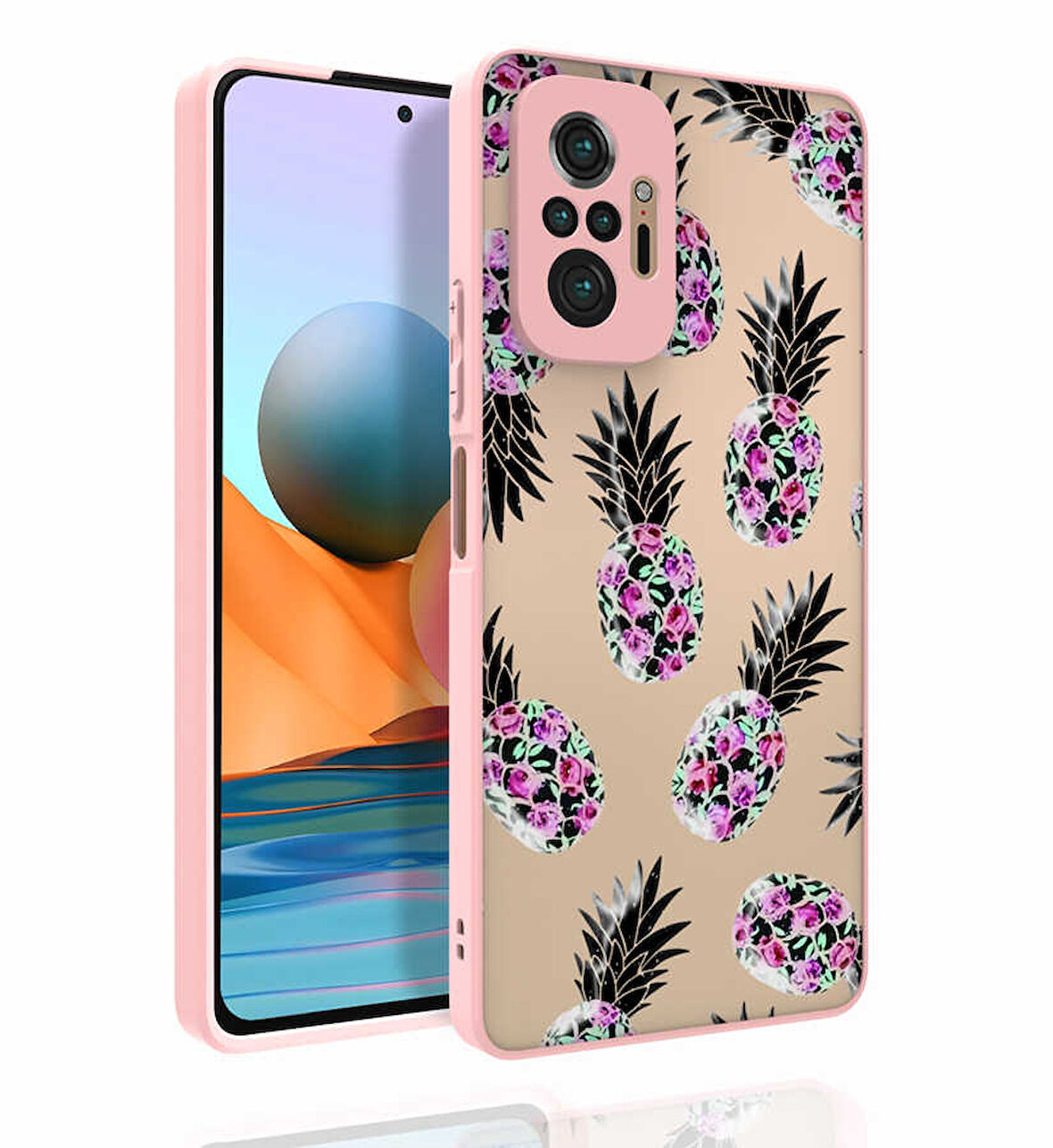 Xiaomi Redmi Note 10 Pro Kılıf Desenli Parlak Nora Kapak