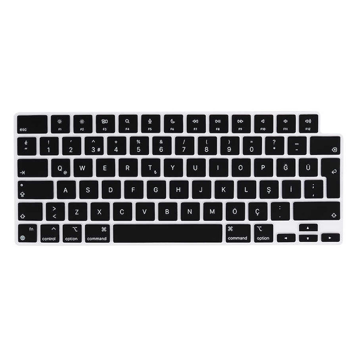 Apple Macbook Air 13.6inç 2022 M2 A2681 Q Klavye Koruyucu Silikon Ped
