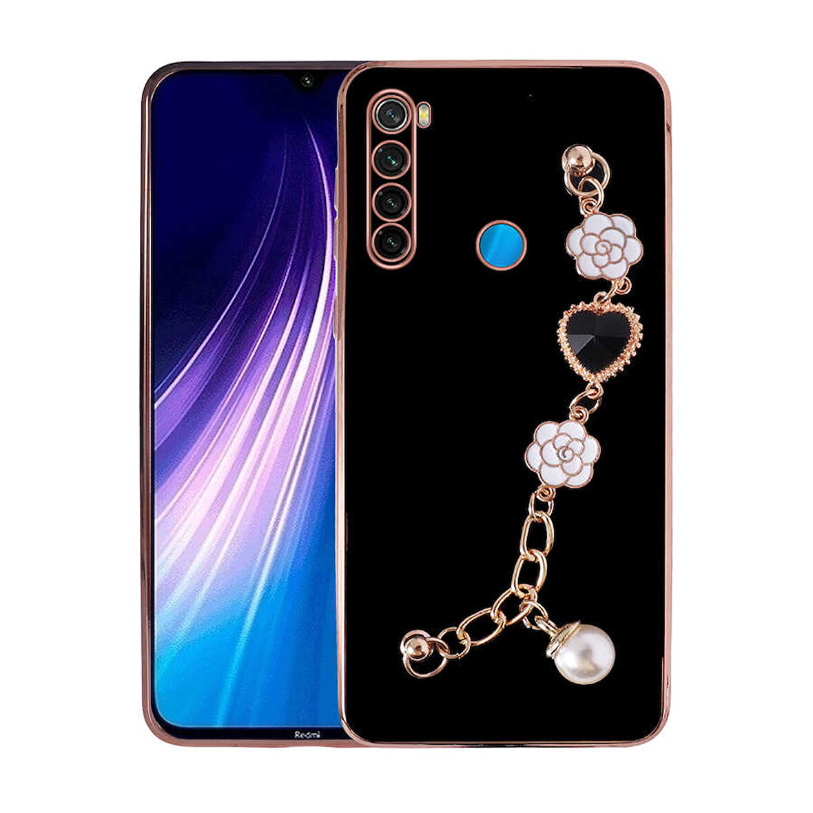 Xiaomi Redmi Note 8 Kılıf El Tutamaçlı Taka Kapak