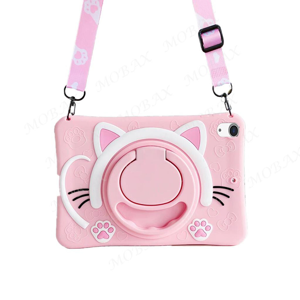 Apple iPad 11.Nesil A16 11inç/10.Nesil 10.9inç Kılıf Cute Dolls Standlı Eğlenceli 3D Karekterli Çocuk Kılıfı