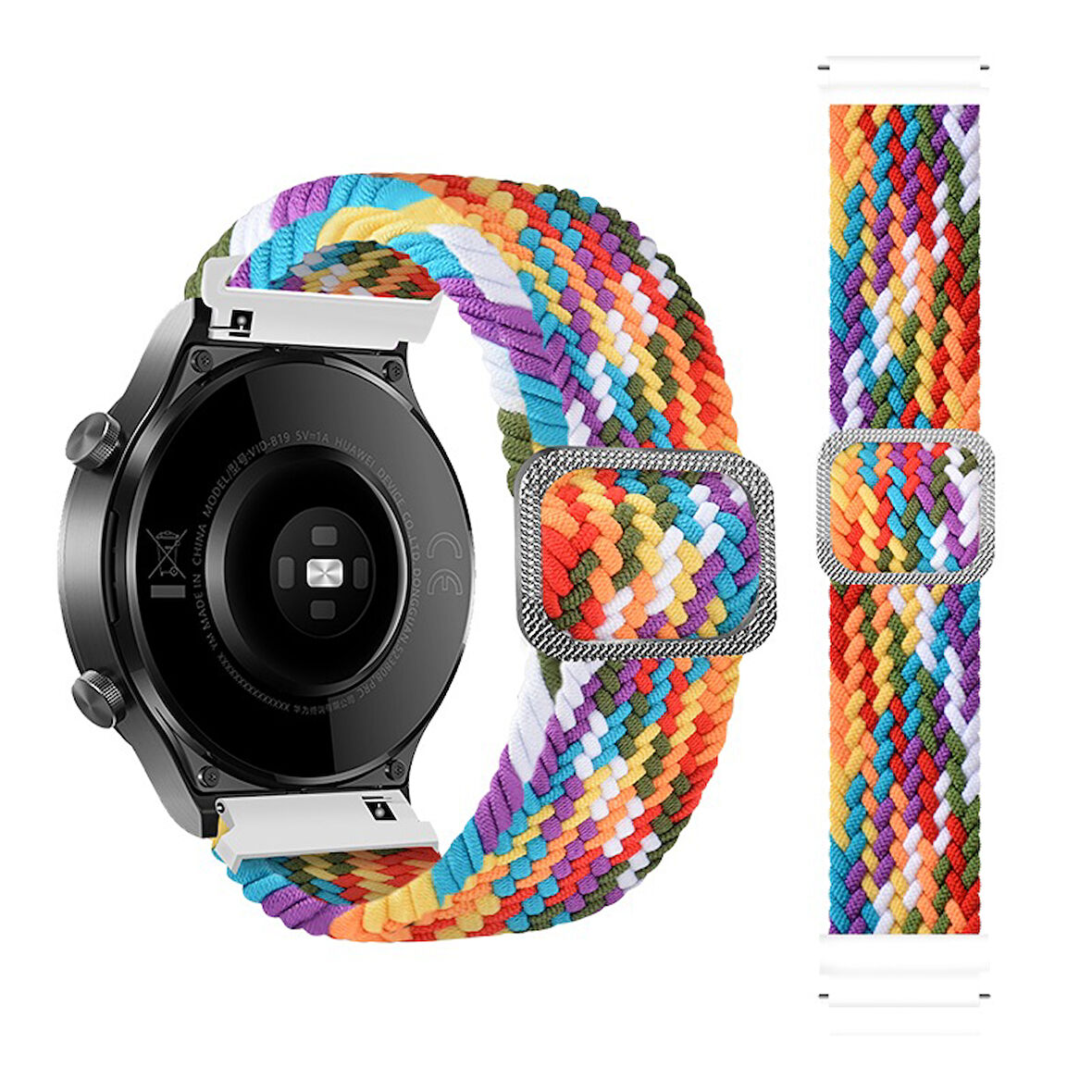 Xiaomi Redmi Watch 5 Active/Lite Huawei 3/3 Pro Kordon Örgü Tokalı Kordon