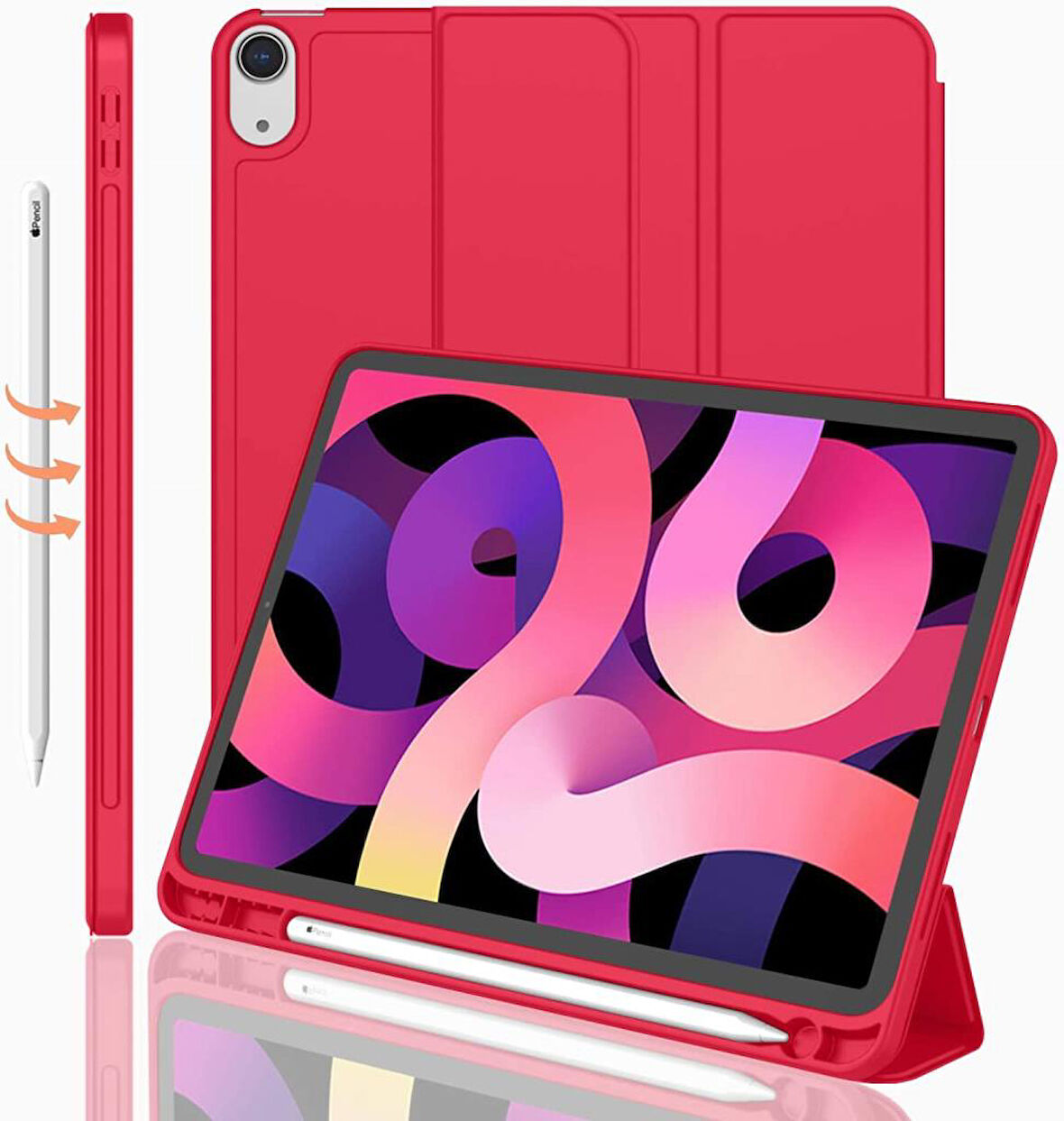 Apple iPad 11.Nesil A16 11inç/10.Nesil 10.9inç Kılıf Kalem Bölmeli Smart Case