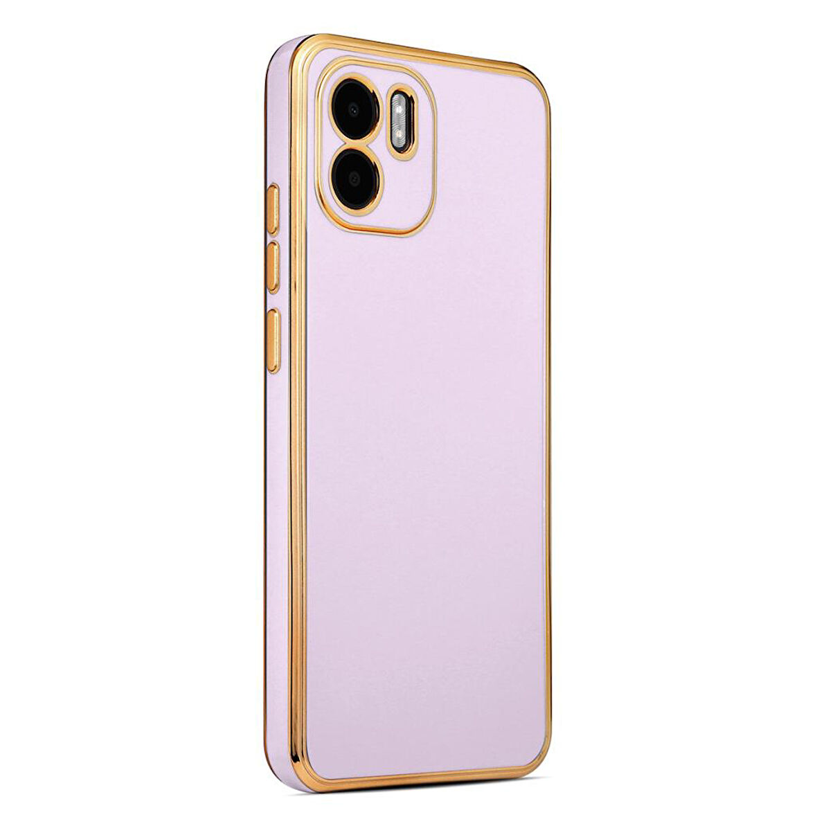 Xiaomi Redmi A1 Kılıf Köşeli Altın Model Kapak