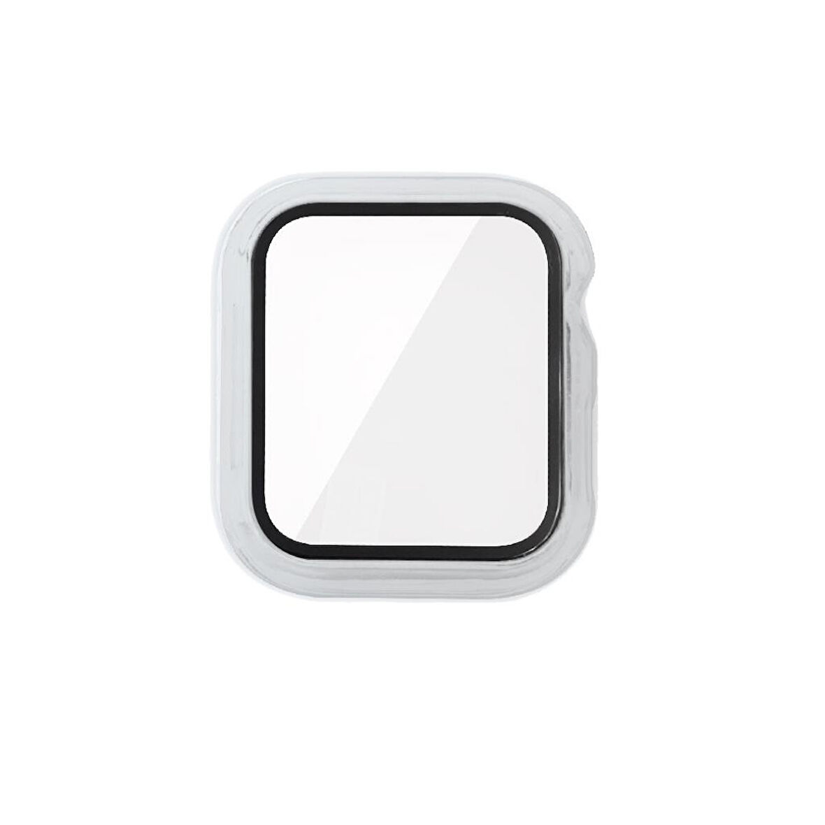 Apple Watch 7 8 41mm Sert PC Ekran Koruyuculu Kasa Koruyucu 07