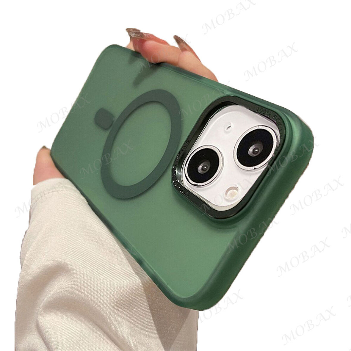 Apple iPhone 13 Kılıf Mat Kadifemsi Special Edition PC Magsafe Kapak