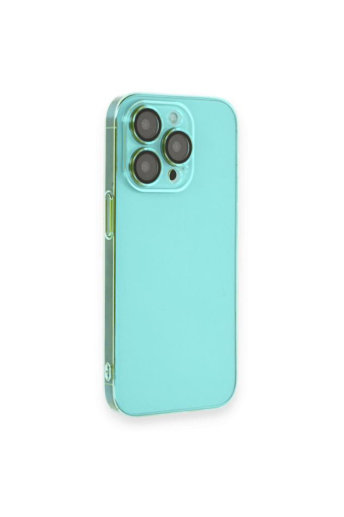 Apple iPhone 13 Pro Kılıf Hard Fit Şeffaf Sararmaz Lensli Kapak