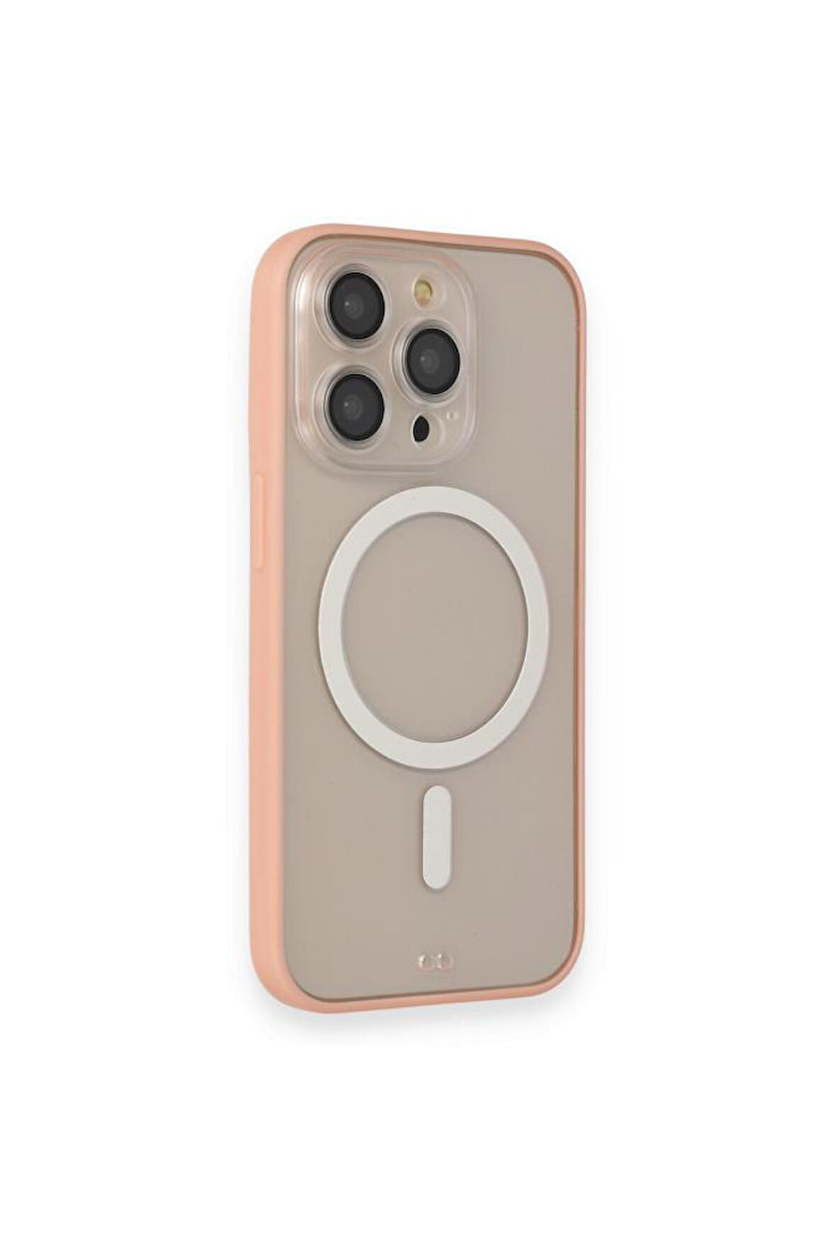 Apple iPhone 13 Pro Max Kılıf Lensli Magsafe Mat Kenar Renkli Kapak