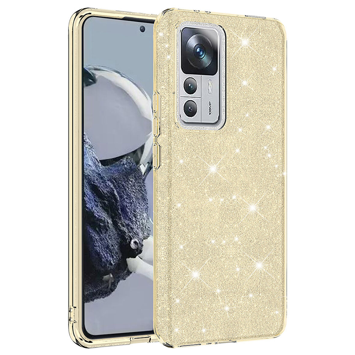 Xiaomi Mi 12T Pro Kılıf Simli Parlak Shining Kapak