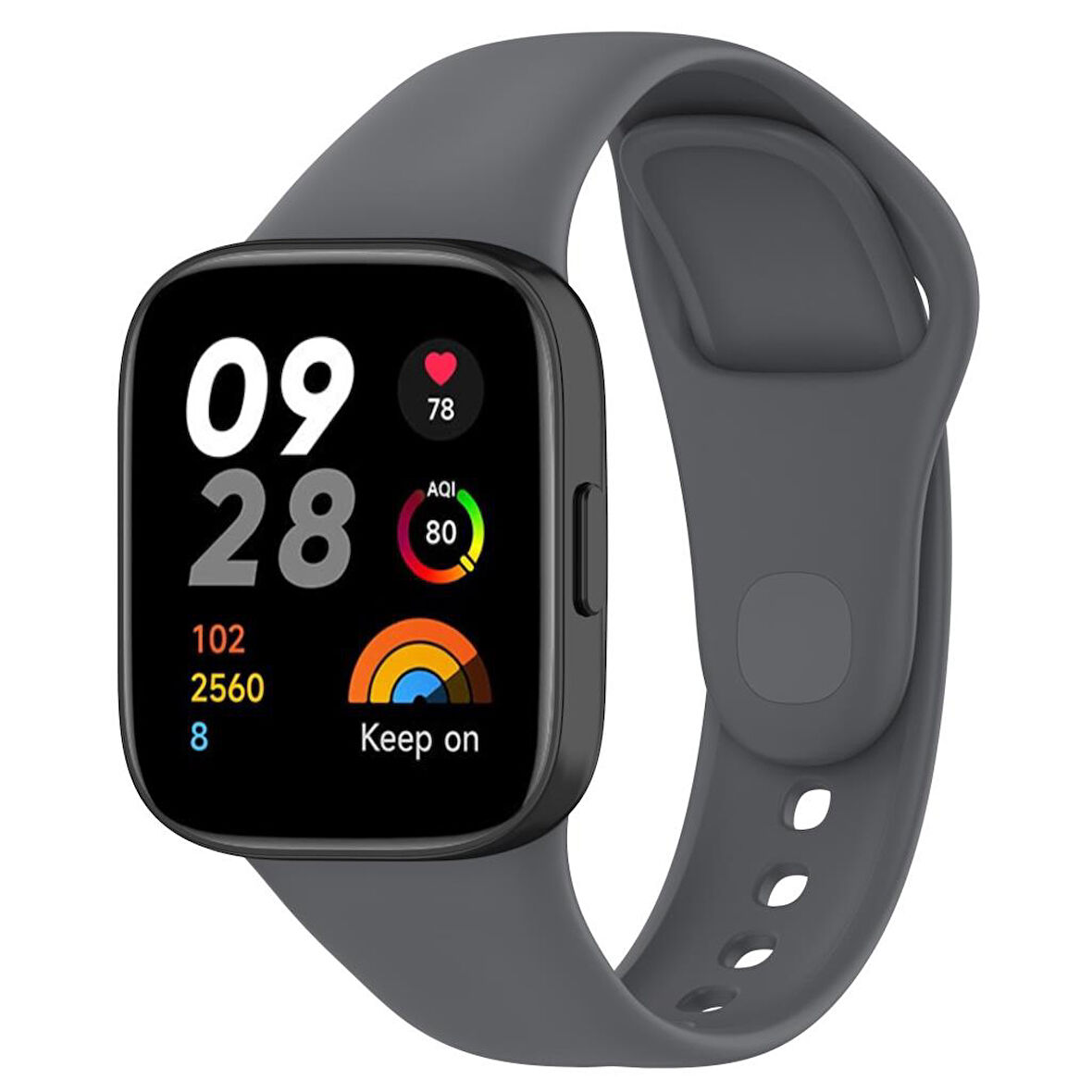 Xiaomi Redmi Watch 3 (Watch 3 Active Değildir) Kordon Spor Silikon Kordon Mix 81