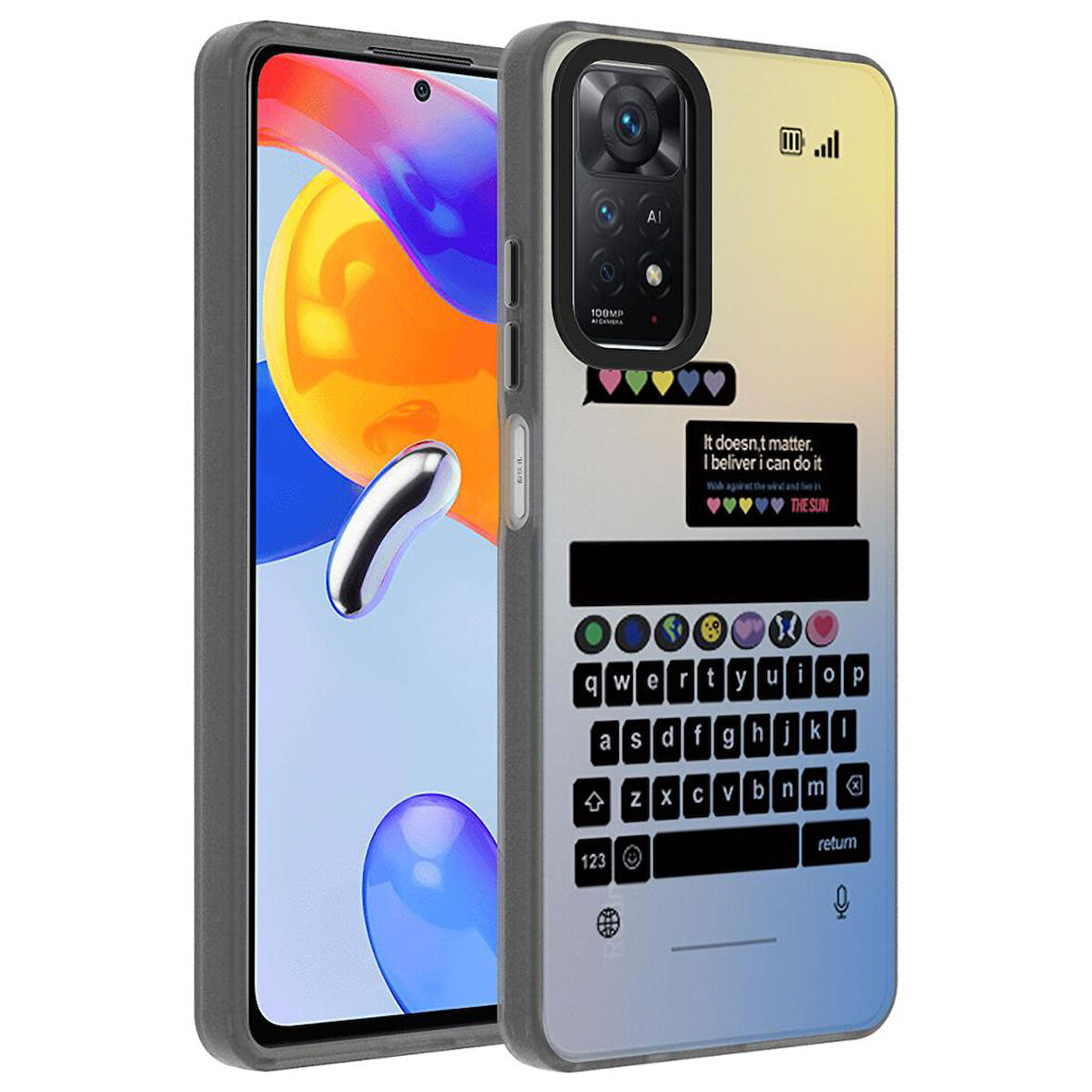 Xiaomi Redmi Note 11 Pro 5G Kılıf Desenli Dragon Sert Kapak