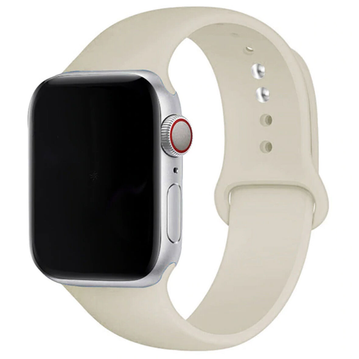 Apple Watch 42/44/45/46/49mm M/L Beden Kordon Silikon Spor Kordon 1 2 3 4 5 6 SE 7 8 Ultra