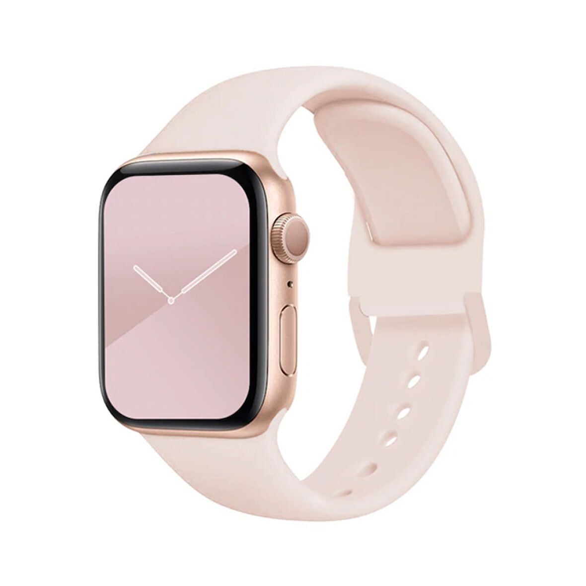 Apple Watch 42/44/45/46/49mm M/L Beden Kordon Silikon Spor Kordon 1 2 3 4 5 6 SE 7 8 Ultra