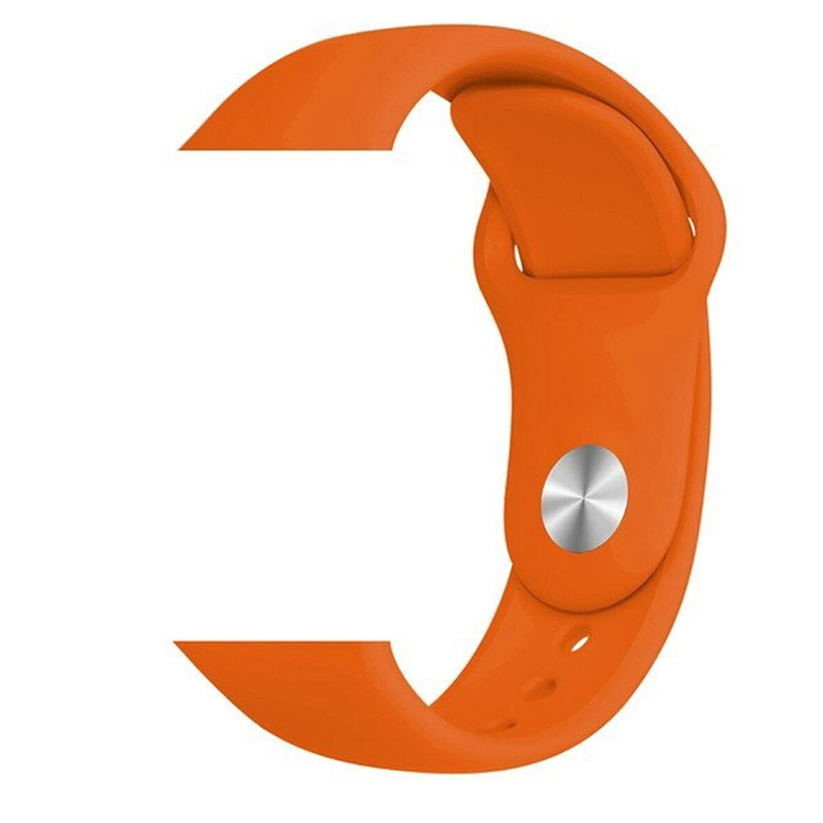 Apple Watch 42/44/45/46/49mm M/L Beden Kordon Silikon Spor Kordon 1 2 3 4 5 6 SE 7 8 Ultra