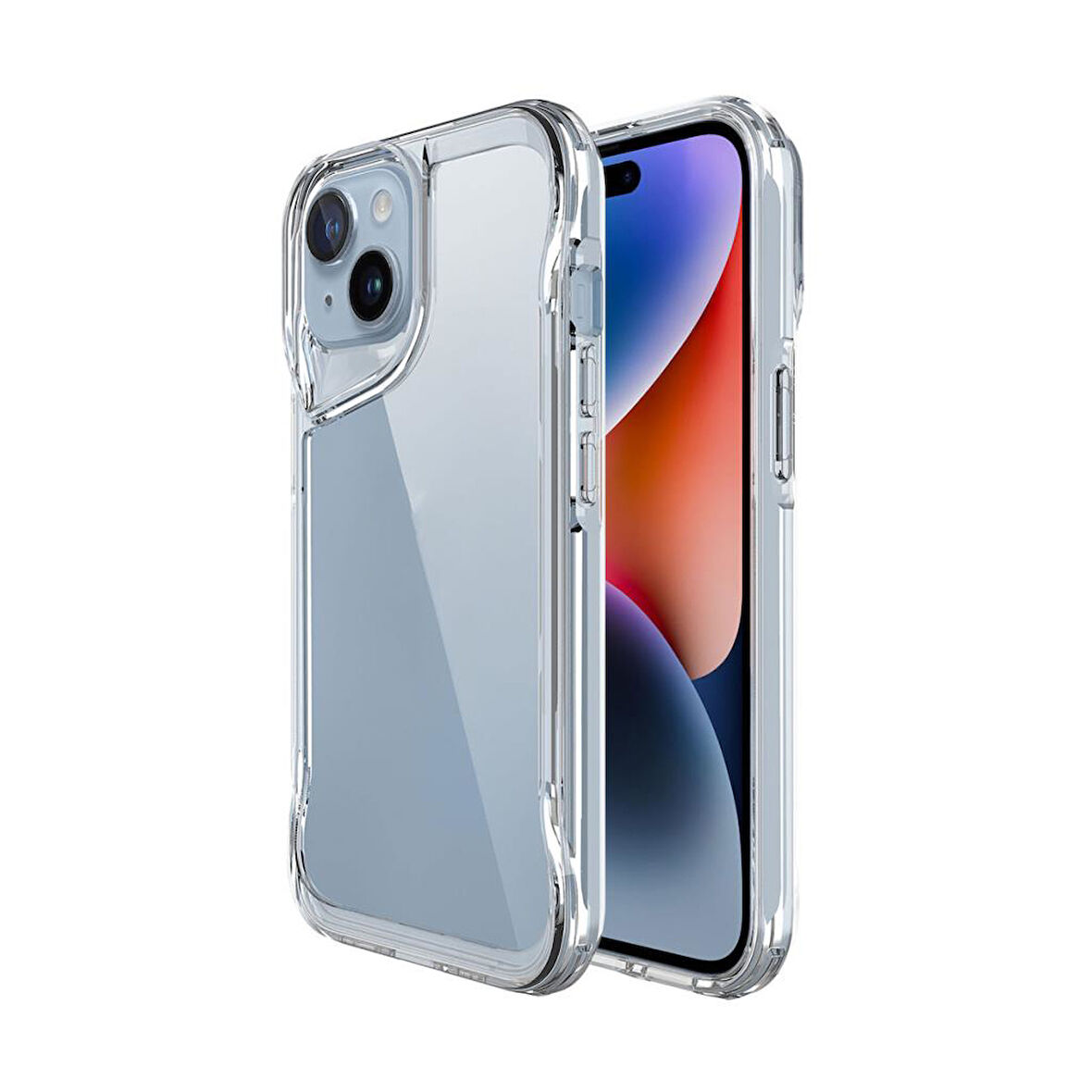 Apple iPhone 15 Kılıf Maximus Sararmaz Şeffaf Kapak