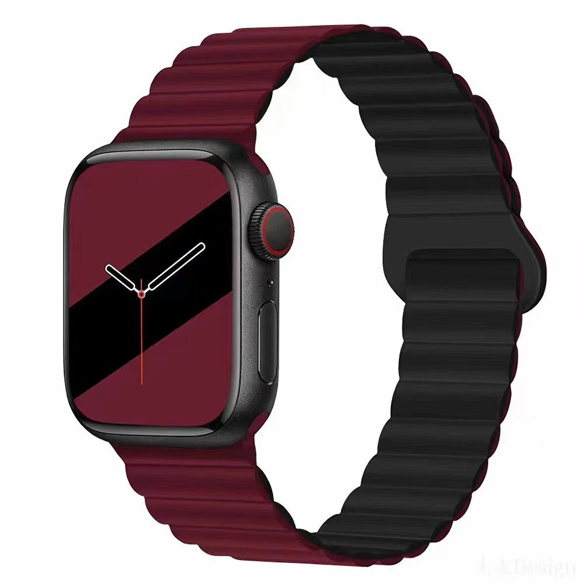 Apple Watch 10 42mm - 38/40/41mm Kordon Double Color Magnetic Strap BH52 2/3/4/5/6/se/7/8/9