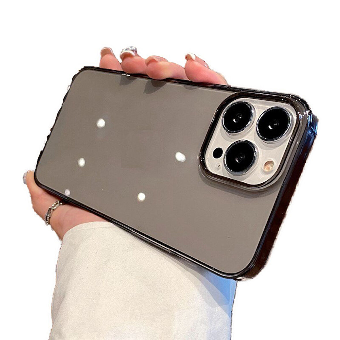 Apple iPhone 15 Kılıf İnce PC Full Şeffaf Sararmaz