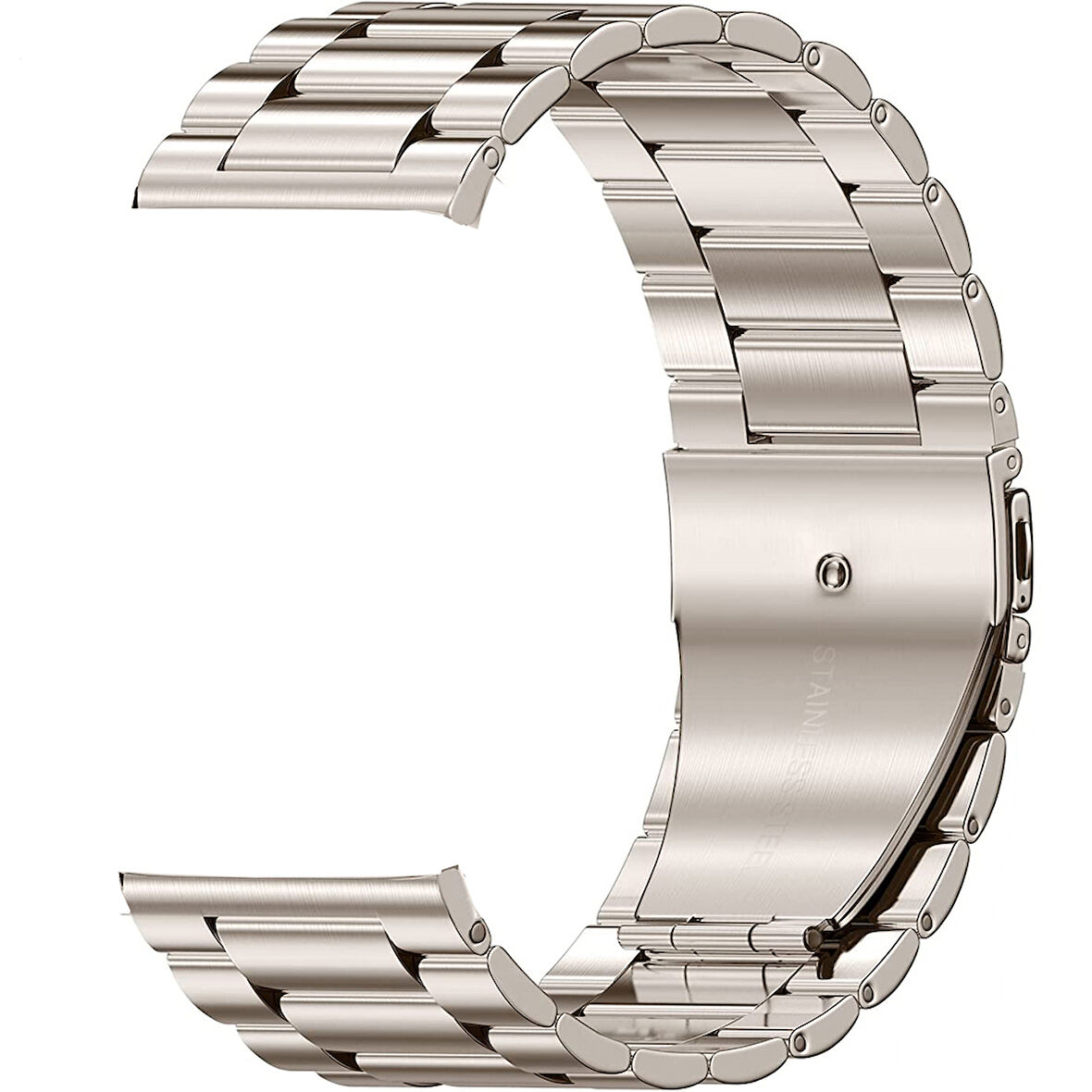 Huawei Watch GT4 GT5 41mm GT5 Pro 42mm Üniversal Akıllı Saat 18mm Kordon Klipsli Metal Kordon 04