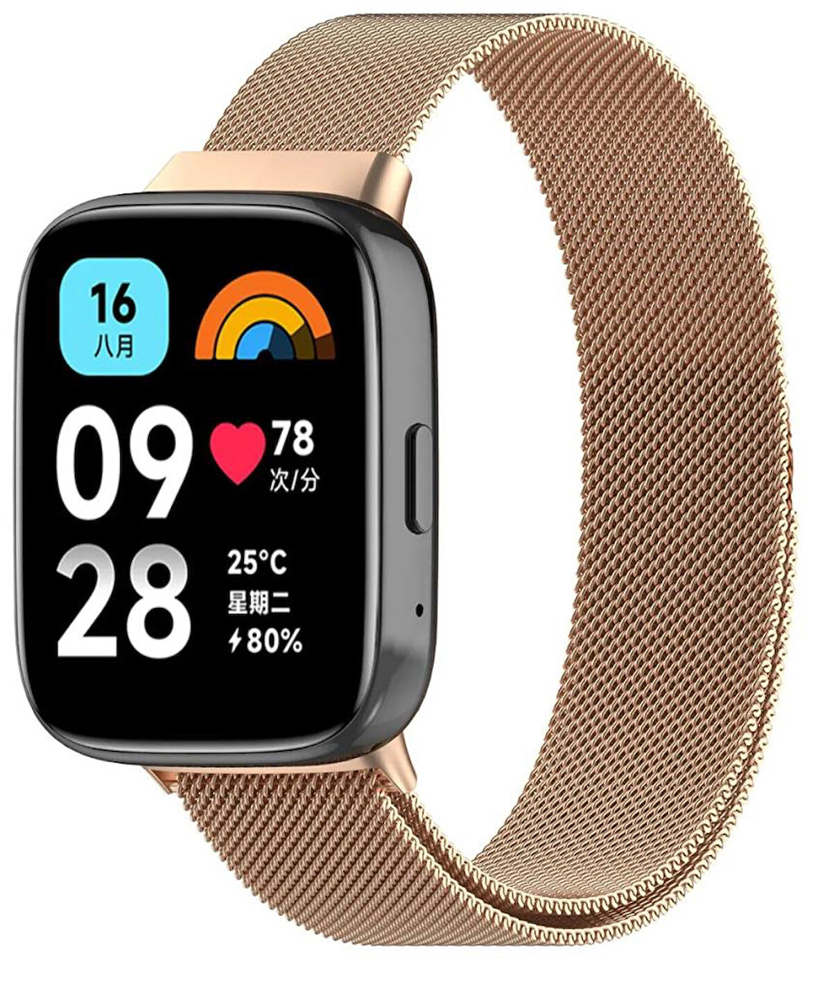 Xiaomi Redmi Watch 3 Active (Düz Watch 3 Değildir) Kordon Milano Loop Metal Kordon