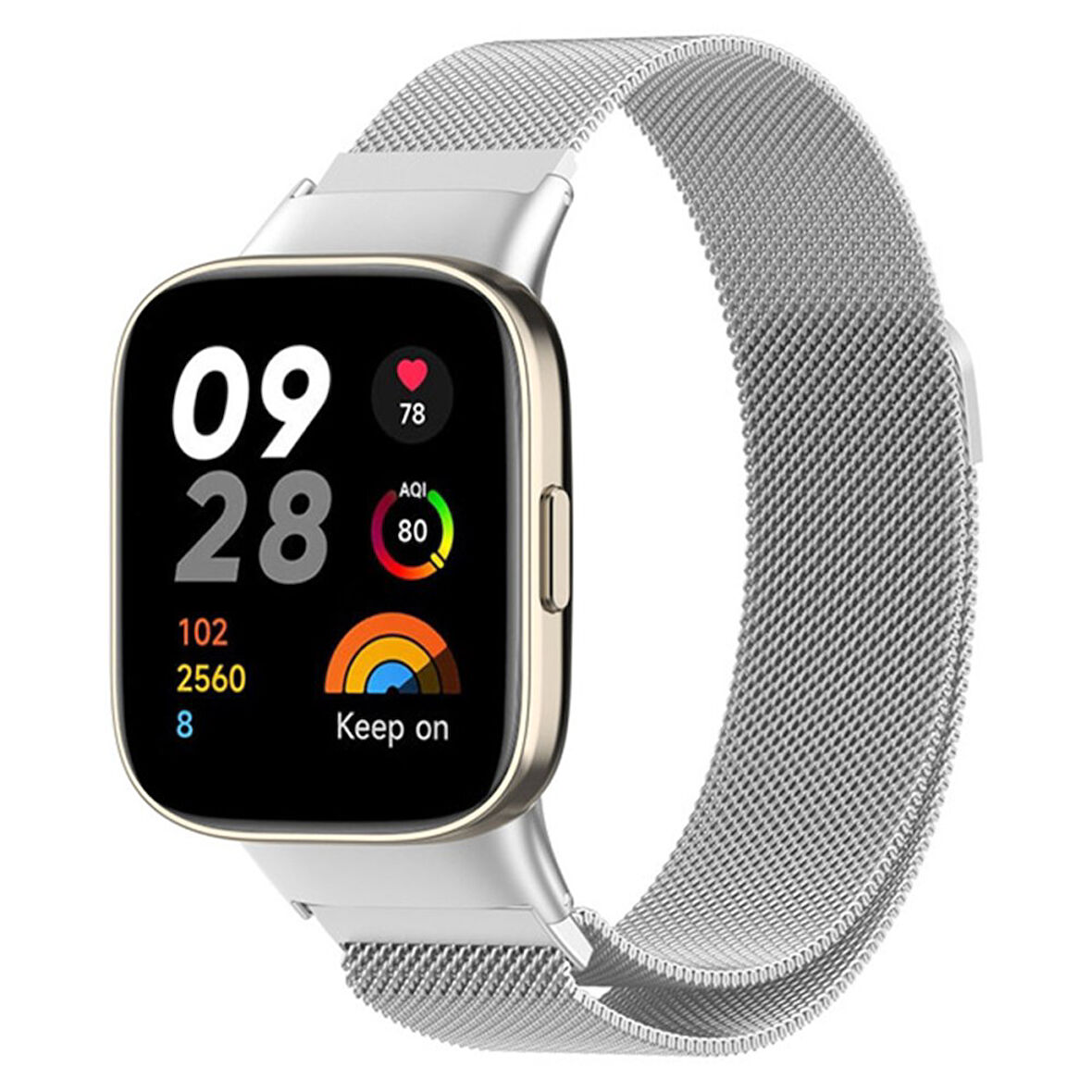 Xiaomi Redmi Watch 3 Active (Düz Watch 3 Değildir) Kordon Milano Loop Metal Kordon