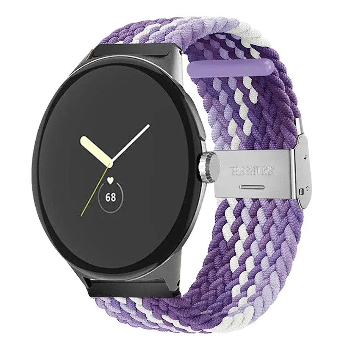 Huawei Watch GT4 GT5 41mm GT5 Pro 42mm Üniversal Akıllı Saat 18mm Kordon Metal Klipsli Flexi Örgü