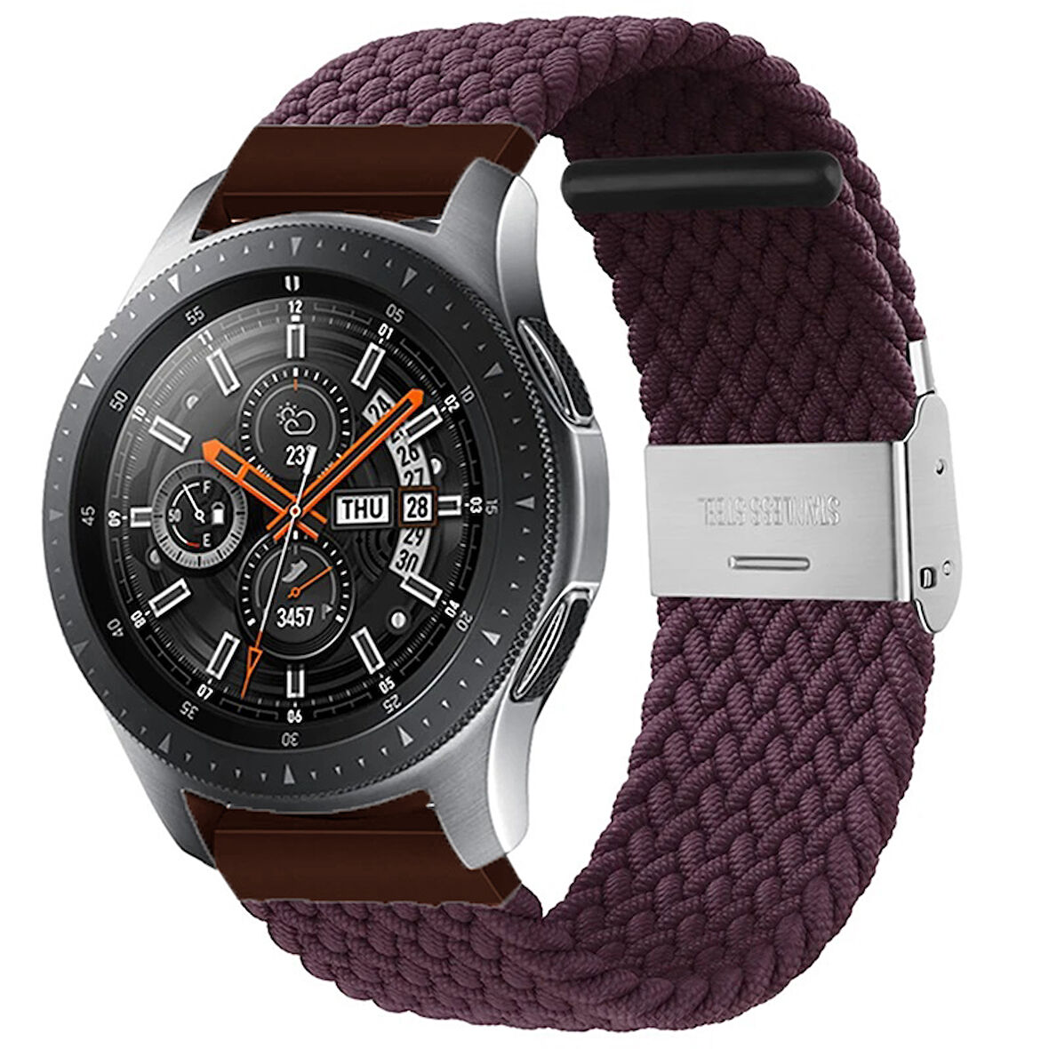 Huawei Watch GT4 GT5 41mm GT5 Pro 42mm Üniversal Akıllı Saat 18mm Kordon Metal Klipsli Flexi Örgü