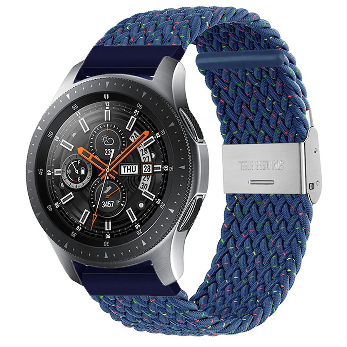 Xiaomi Redmi Watch 5 Active/Lite Amazfit GTR 2E 47mm Pace 1/2 Kordon Metal Klipsli Flexi Örgü