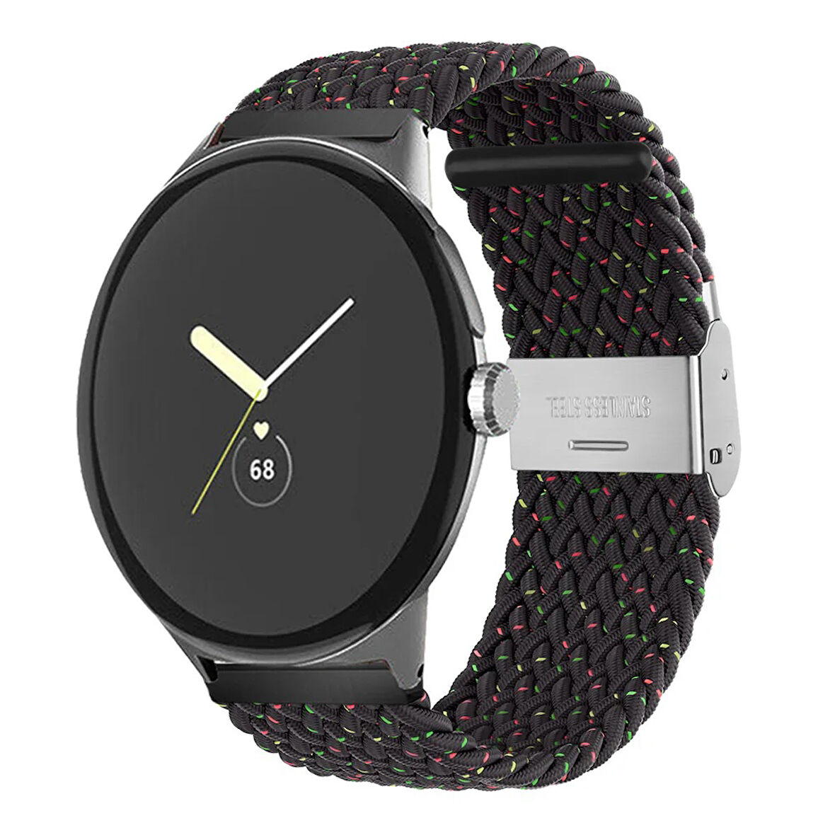 Xiaomi Redmi Watch 5 Active/Lite Amazfit GTR 2E 47mm Pace 1/2 Kordon Metal Klipsli Flexi Örgü