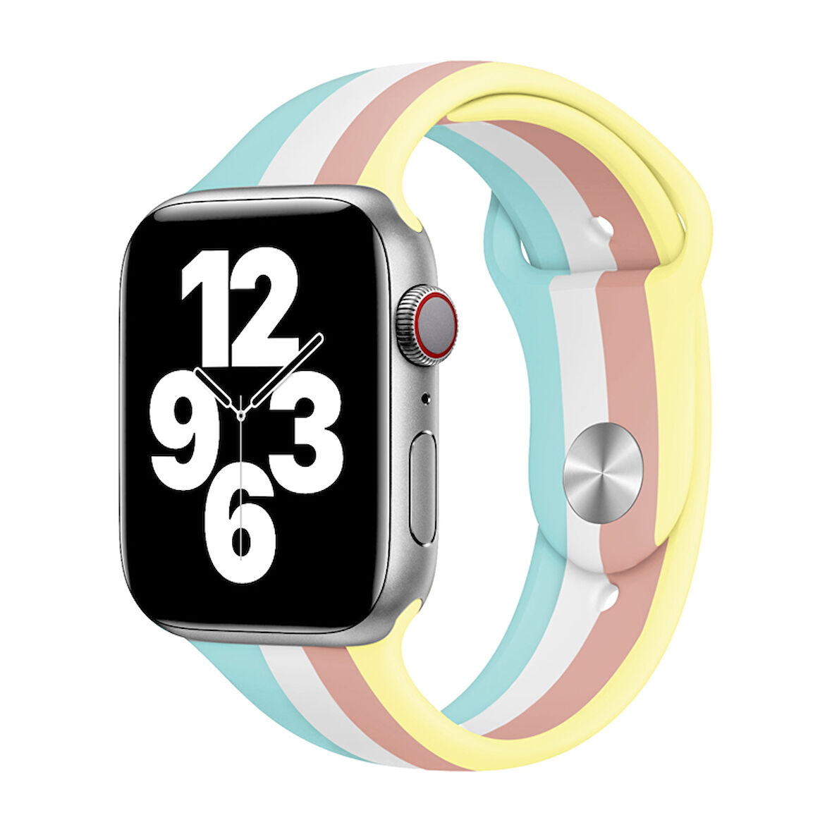 Apple Watch 10 42mm - 38/40/41mm Gökkuşağı Kordon 2/3/4/5/6/se/7/8/9