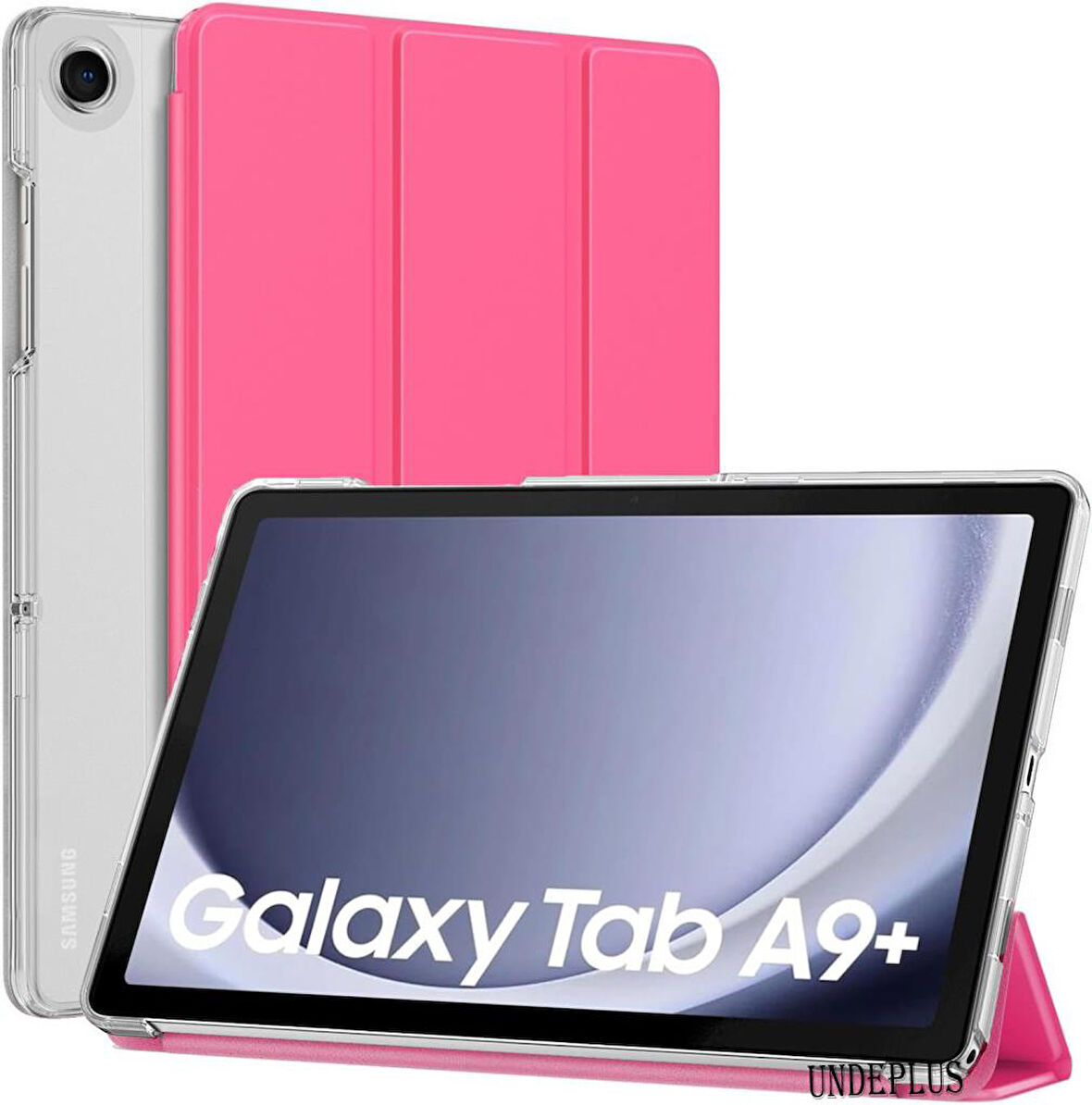 Samsung Galaxy Tab A9 Plus X210 X213 X215 X217 Kılıf PU Deri Smart Standlı Case