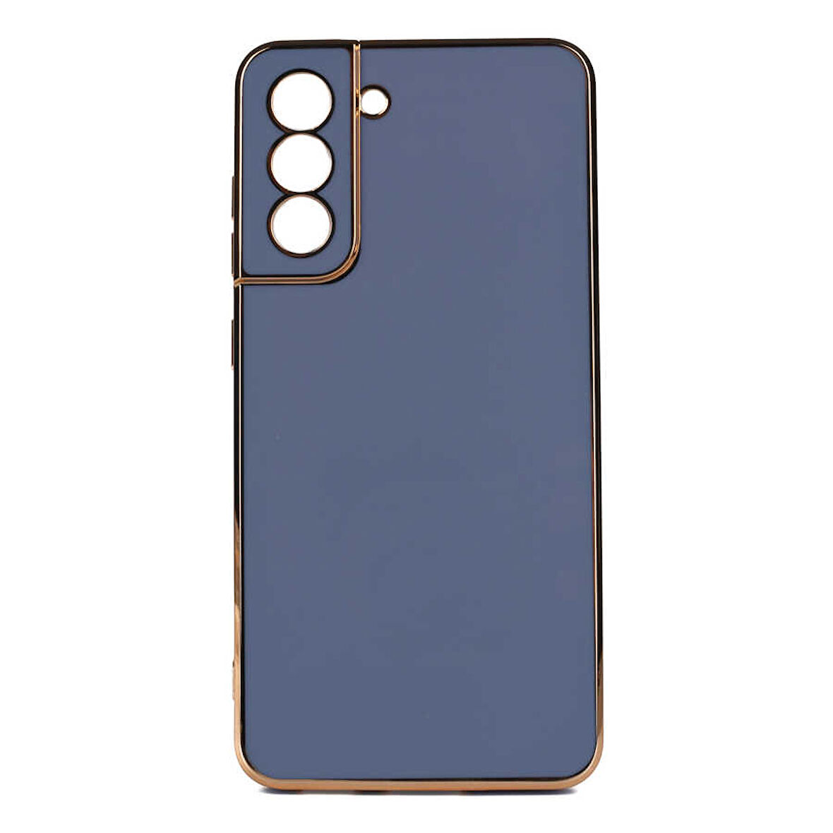 Samsung Galaxy S24 Kılıf Köşeli Altın Model Kapak