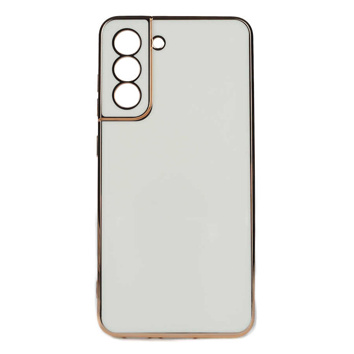 Samsung Galaxy S24 Kılıf Köşeli Altın Model Kapak