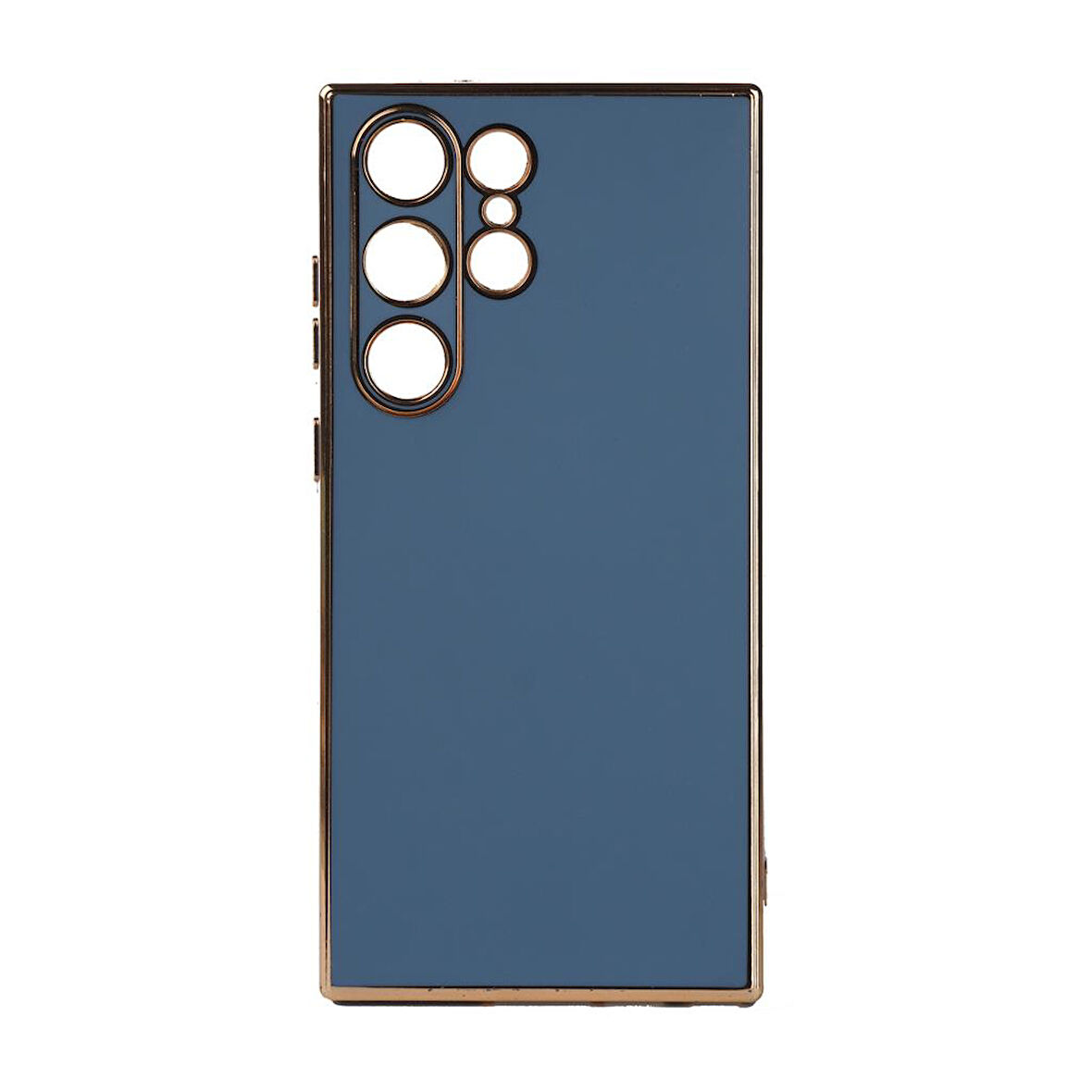 Samsung Galaxy S24 Ultra Kılıf Köşeli Altın Model Kapak