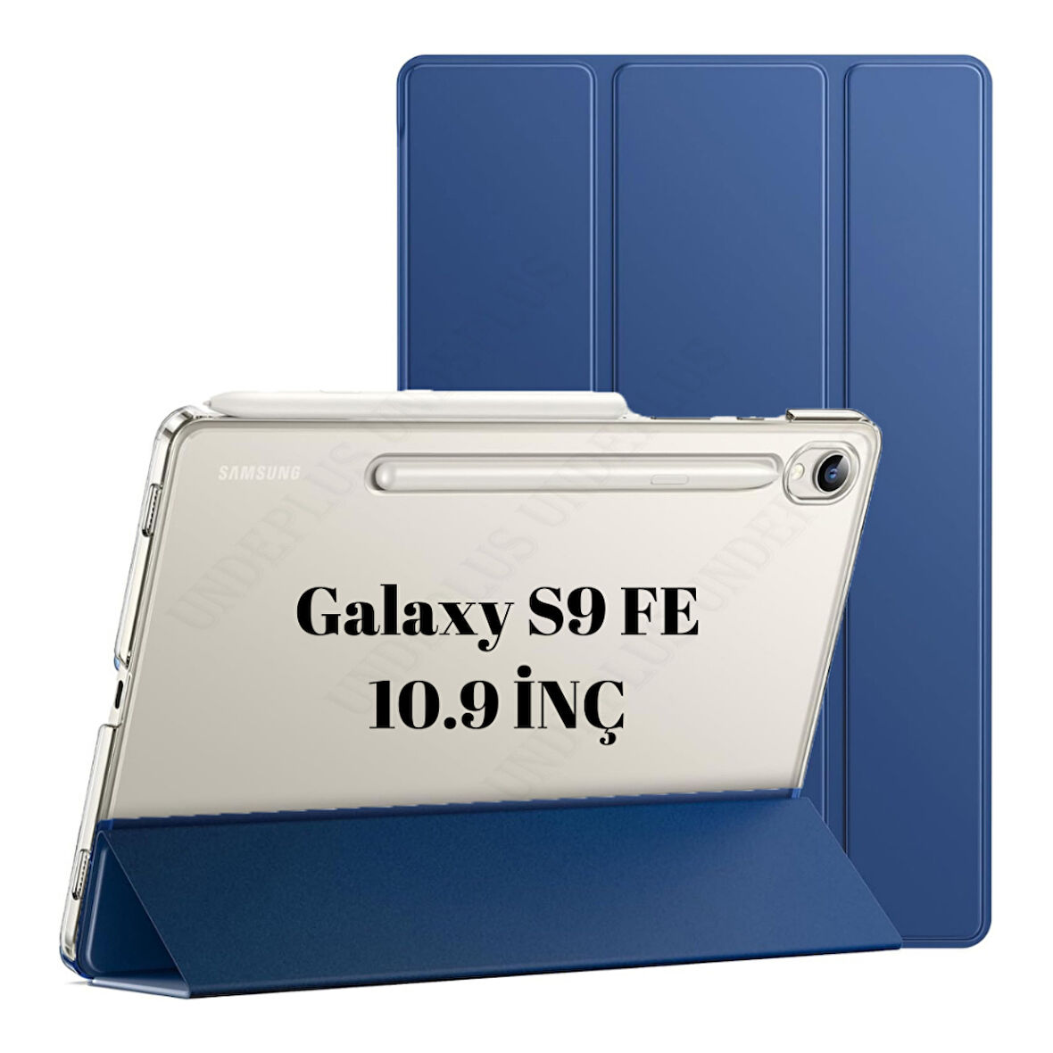 Samsung Galaxy Tab S9 FE X510 X516 X518 Kılıf PU Deri Smart Standlı Case