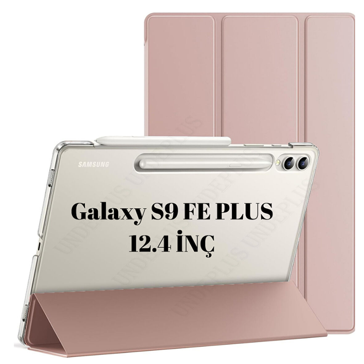 Samsung Galaxy Tab S9 FE Plus/S10 Plus/S9 Plus Kılıf PU Deri Smart Standlı Case X610-16-810-18 X820