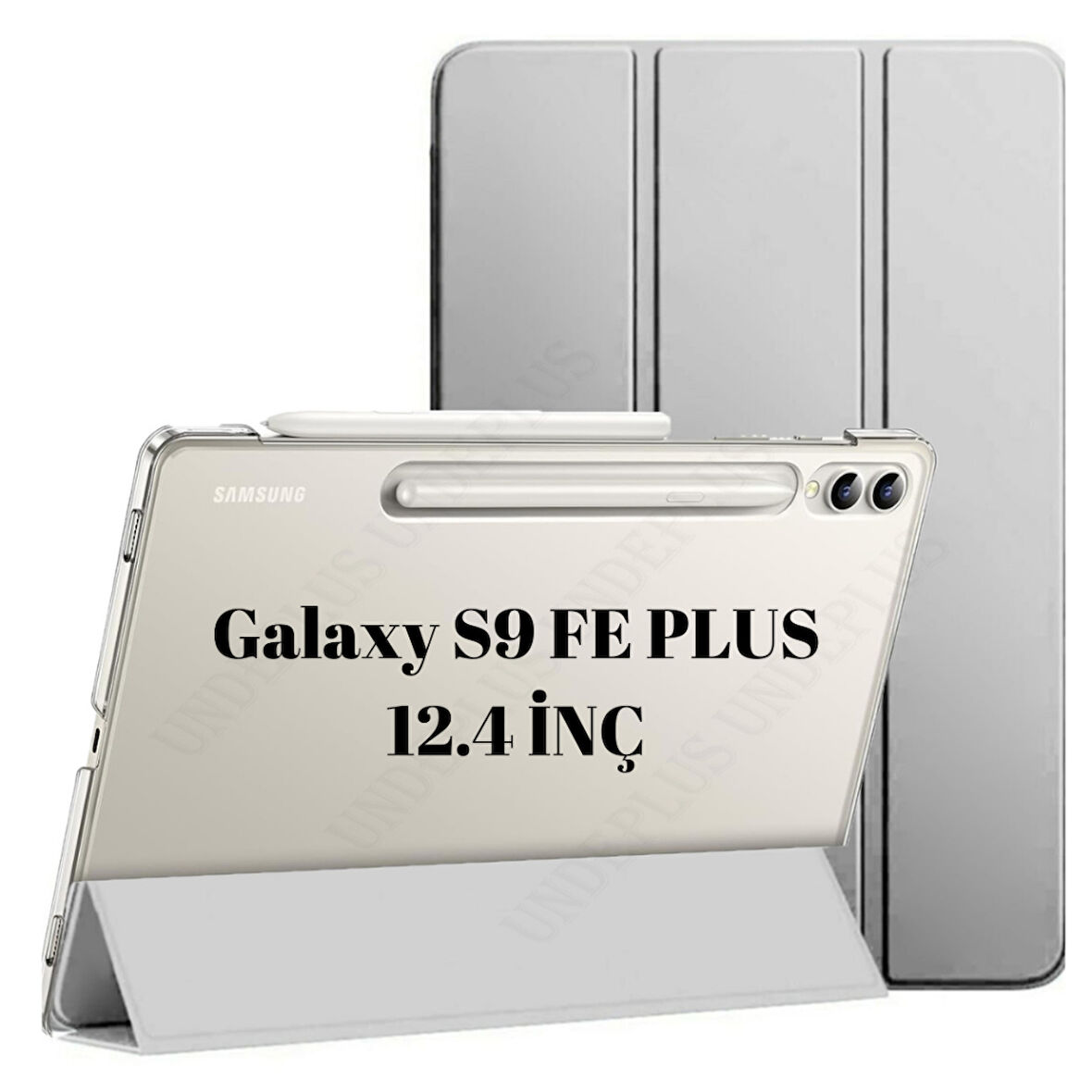 Samsung Galaxy Tab S9 FE Plus/S10 Plus/S9 Plus Kılıf PU Deri Smart Standlı Case X610-16-810-18 X820