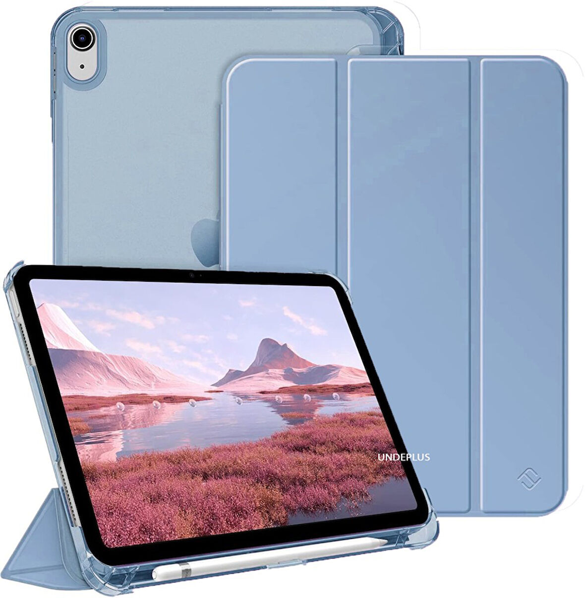 Apple iPad Air 11inç M2/M3 Air 4/5.Nesil 10.9 Kılıf PU Deri Smart Standlı Case 2025-2024 Flip