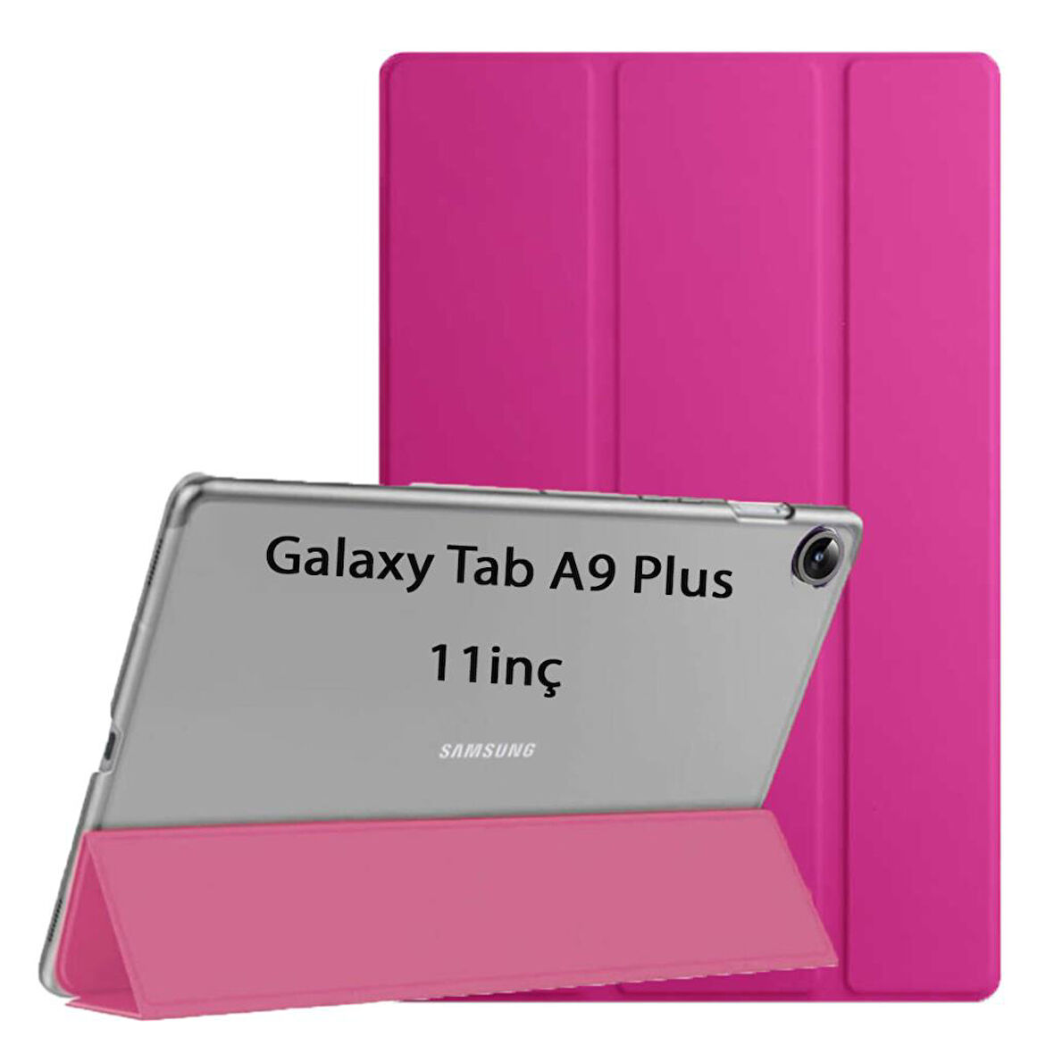 Samsung Galaxy Tab A9 Plus X210 X213 X215 X217 Kılıf New PU Deri Smart Standlı Case Uyku Modlu